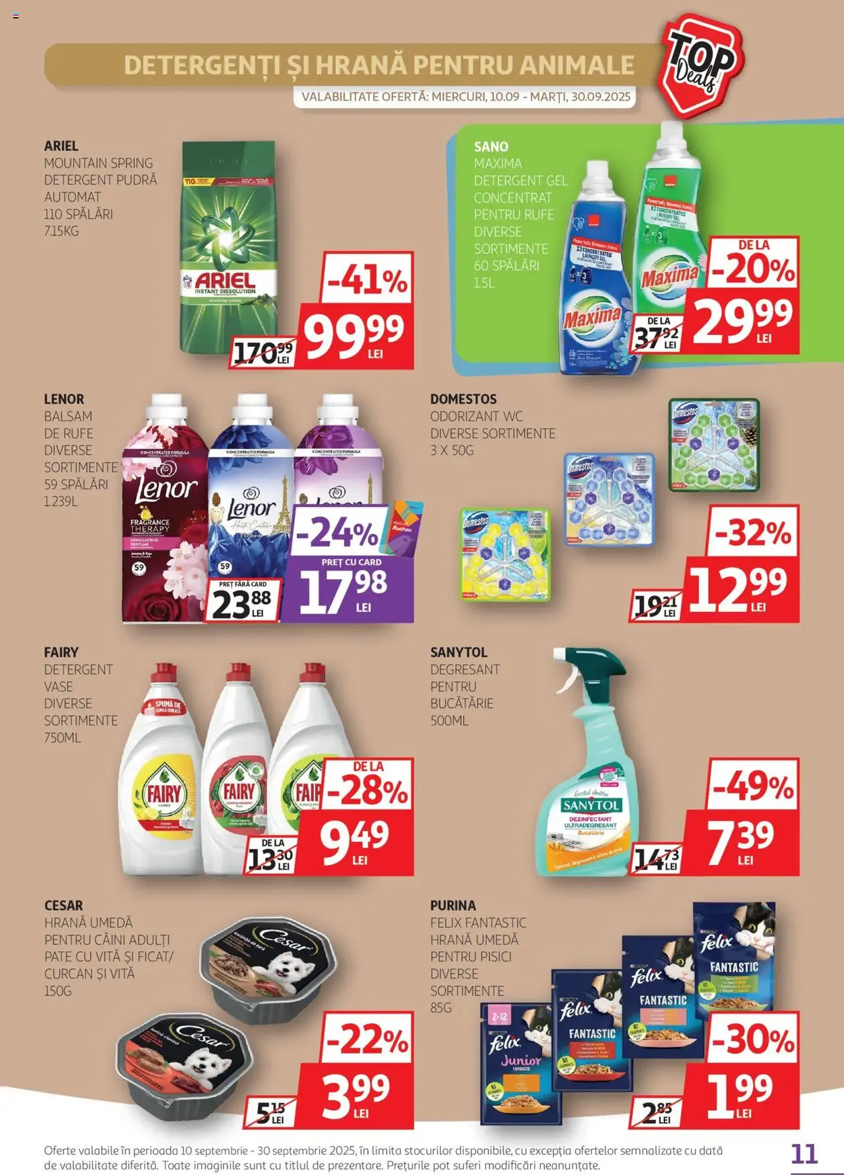 Catalog Auchan - cataloage valabile începând cu 10.09.2025 pagina 11 din 26 Catalog Auchan - cataloage valabile începând cu 10.09.2025 pagina 11 din 26