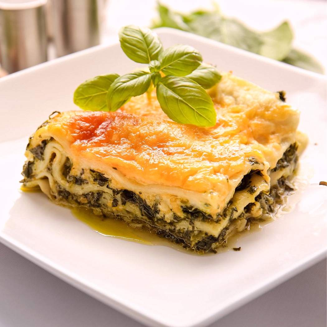 Lasagne spenóttal
