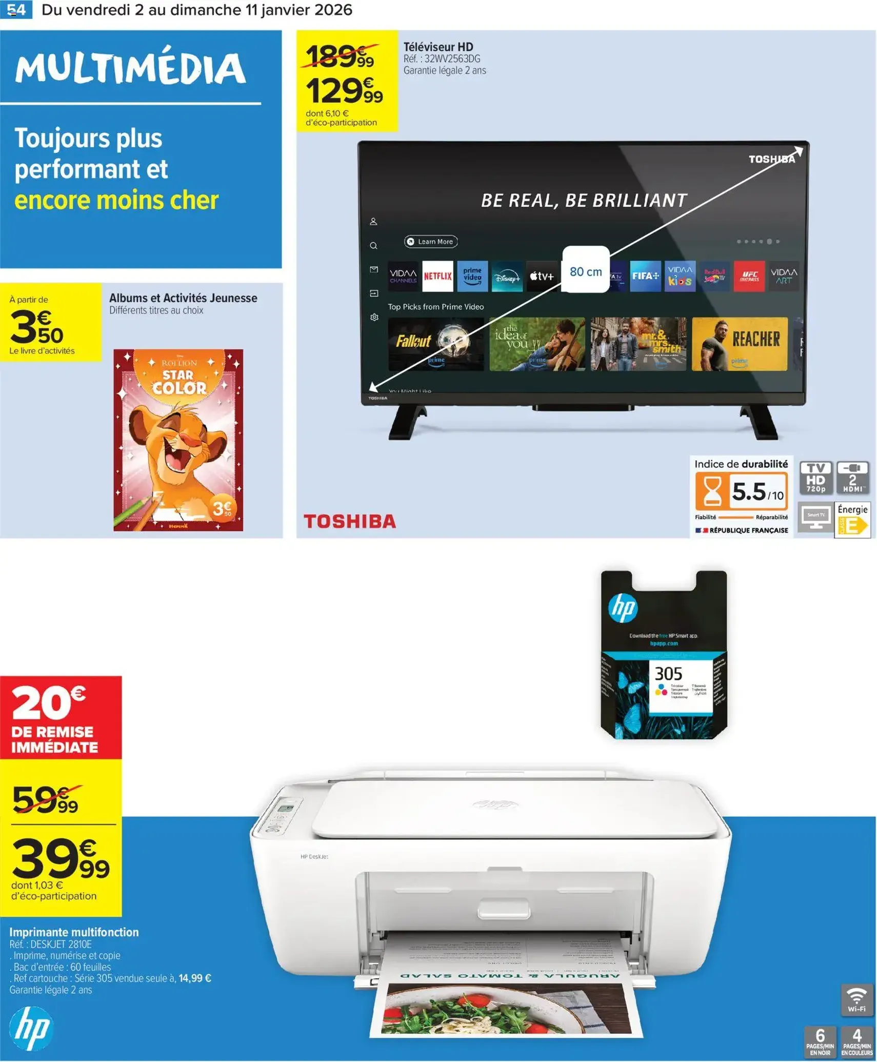Carrefour Market catalogue semaine 1 - brochure valable à partir du 02/01/2026, page 56 sur 64