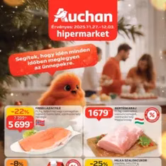 Auchan Akciós újság - szórólap előnézete érvényes 2025.11.27. -tól