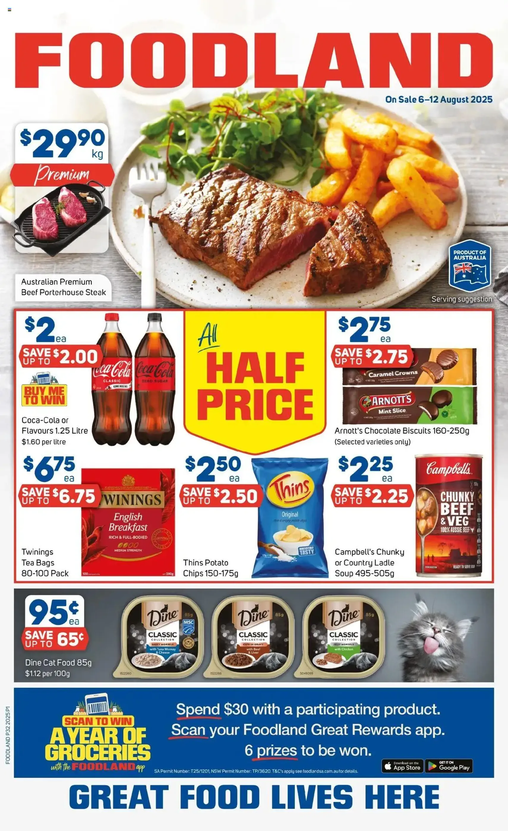 Foodland Catalogue - valid flyer from 06/08/2025, page 1 of 33