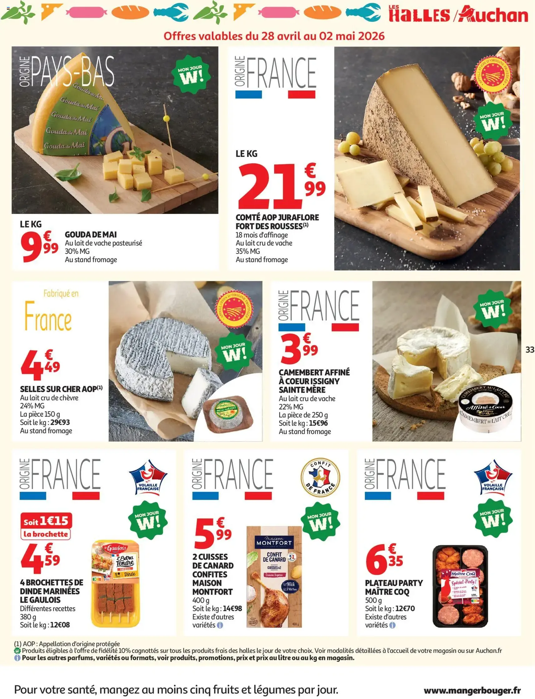 Auchan prospectus - brochure valable à partir du 28/04/2026, page 33 sur 58