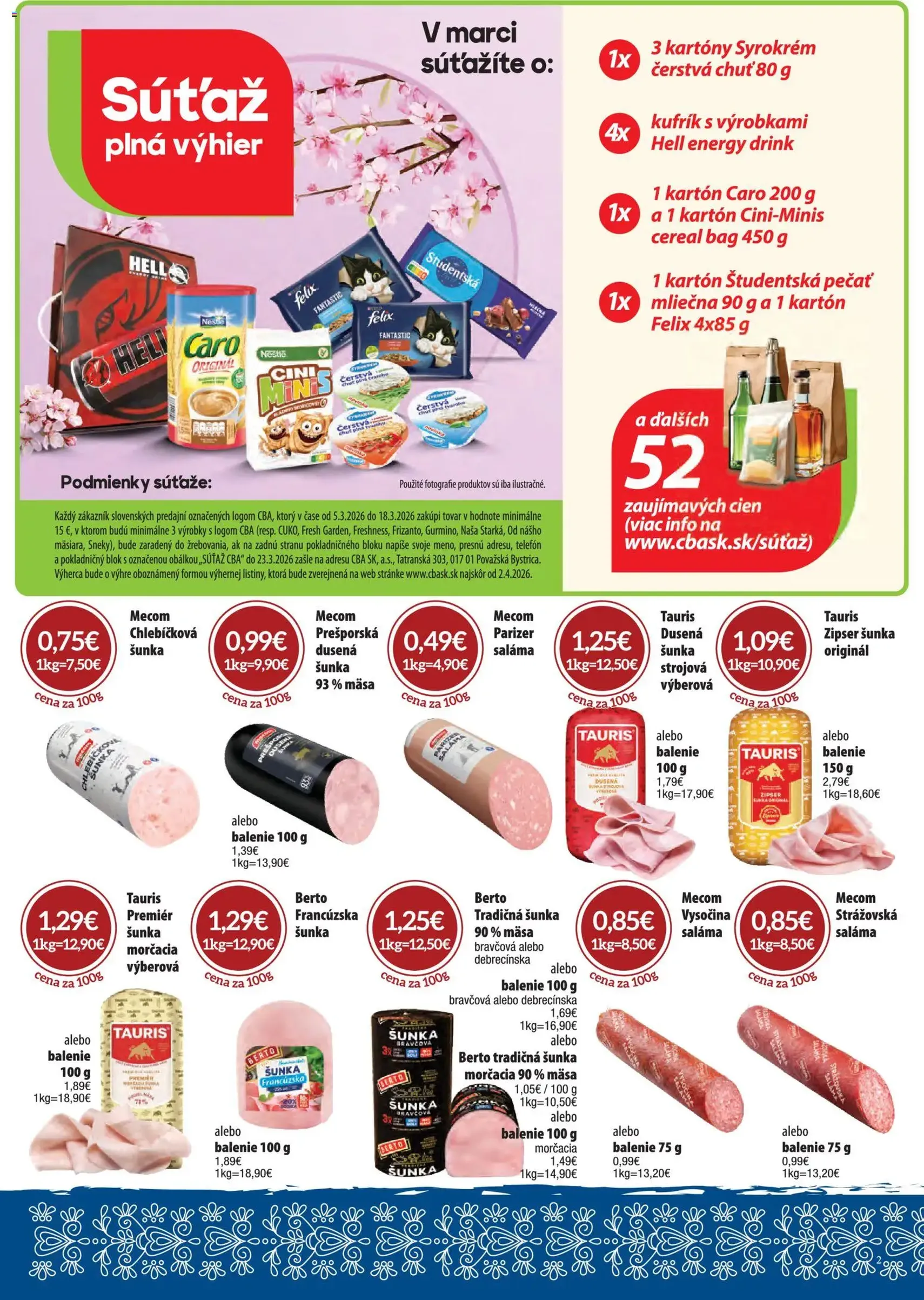 CBA Verex leták - platný leták od 05.03.2026 strana 2 z 32