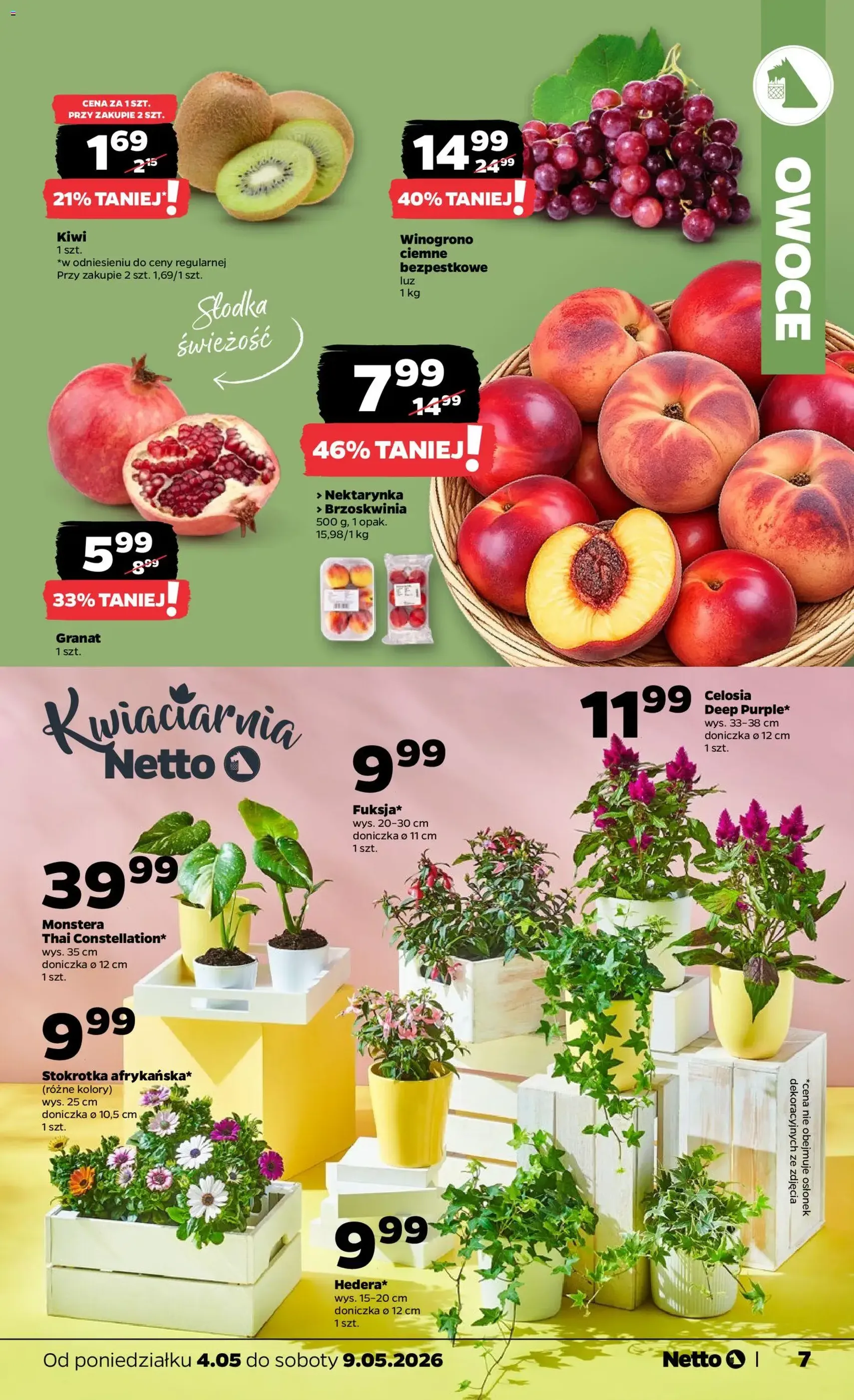Netto gazetka od poniedziałku spożywcza - ważny gazetka od 04.05.2026 strona 7 z 31