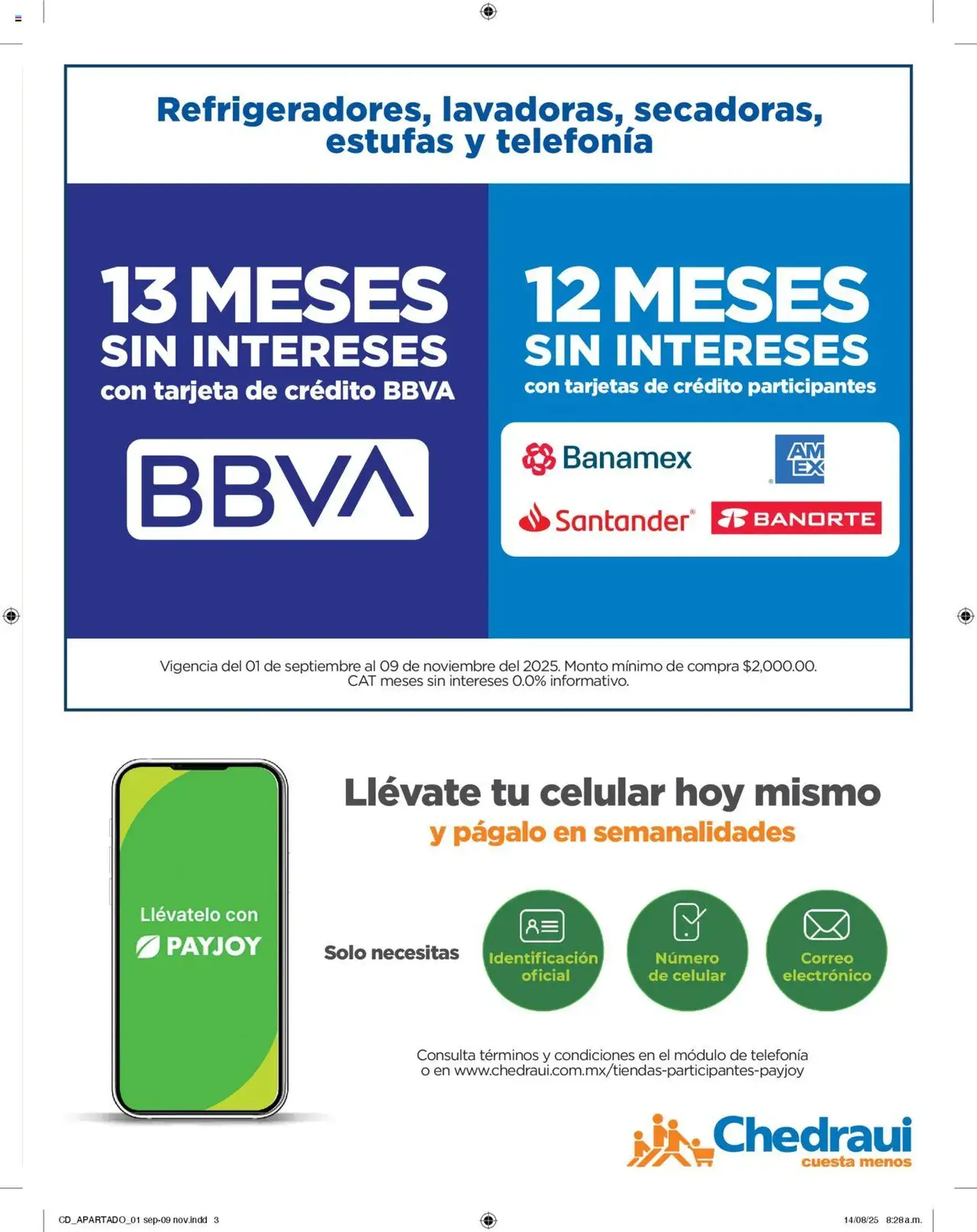 Chedraui - Promociones Cuesta Menos Cumplir Tus Deseos - folleto válido desde 01/09/2025 página 3 de 16