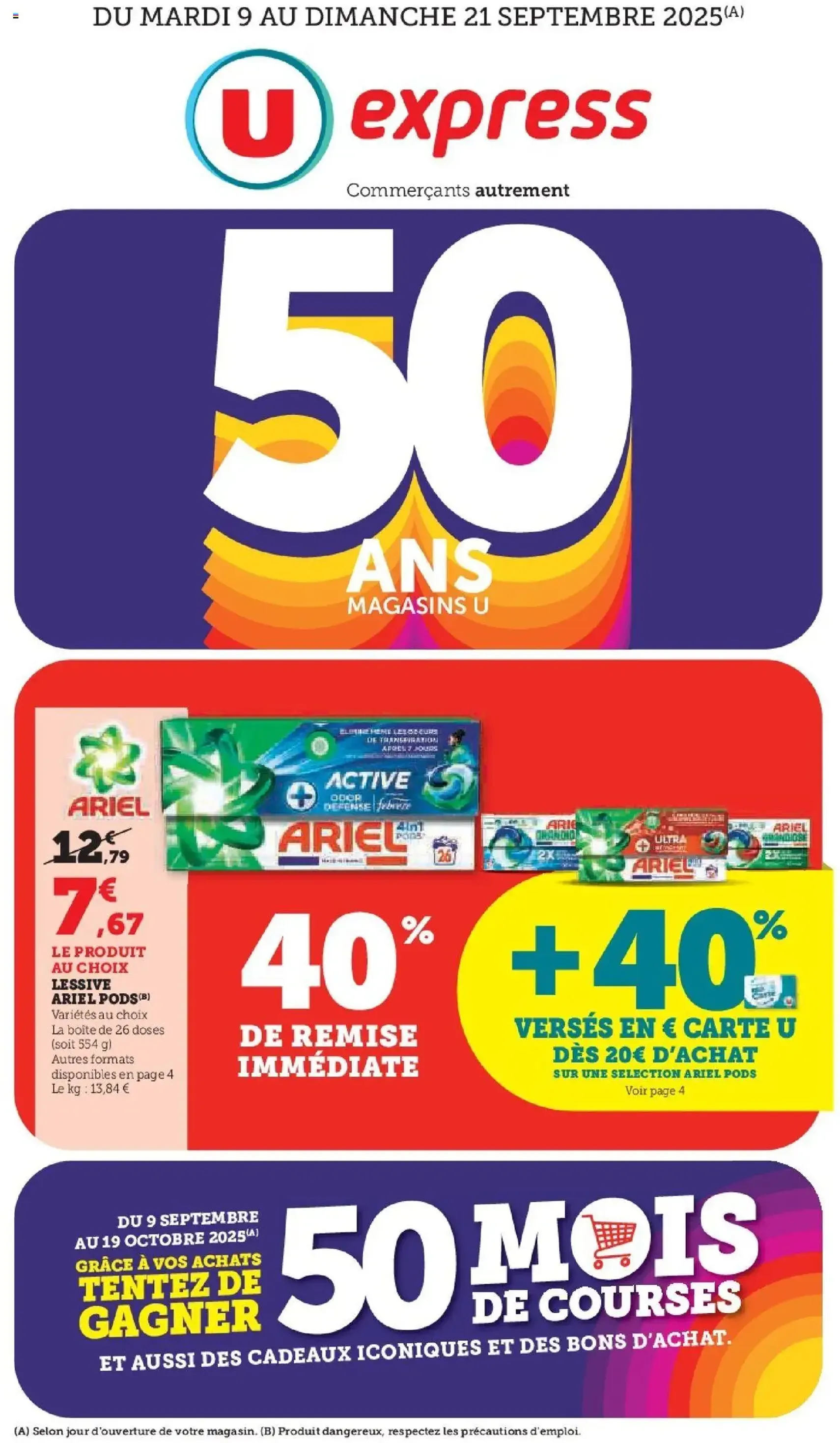 U Express catalogue - brochure valable à partir du 09/09/2025, page 1 sur 32 U Express catalogue - brochure valable à partir du 09/09/2025, page 1 sur 32