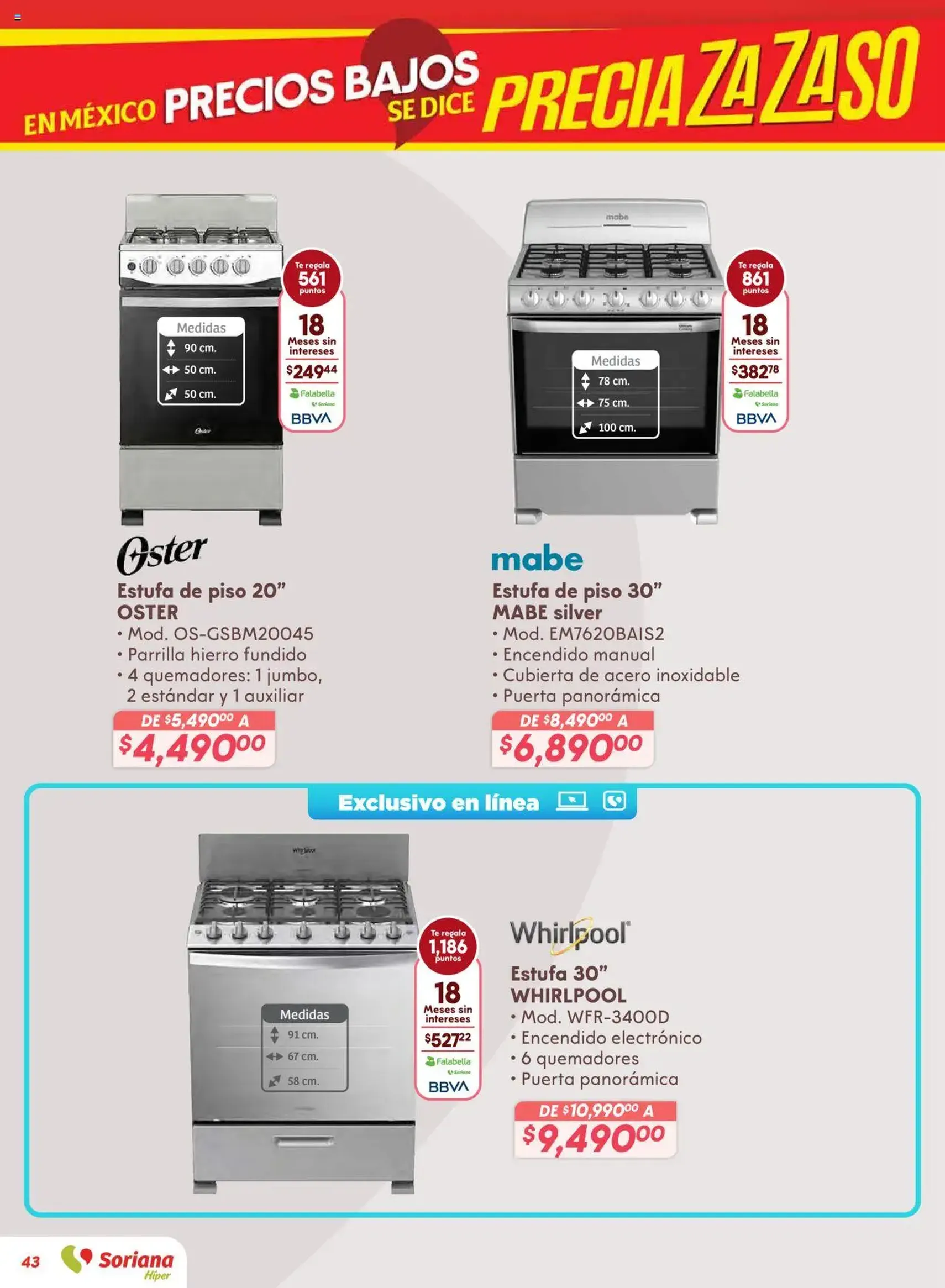Soriana - Preciazazaso Híper: Ags, Col, Gto, Jal, Mich - folleto válido desde 14/08/2025 página 43 de 55 Soriana - Preciazazaso Híper: Ags, Col, Gto, Jal, Mich - folleto válido desde 14/08/2025 página 43 de 55