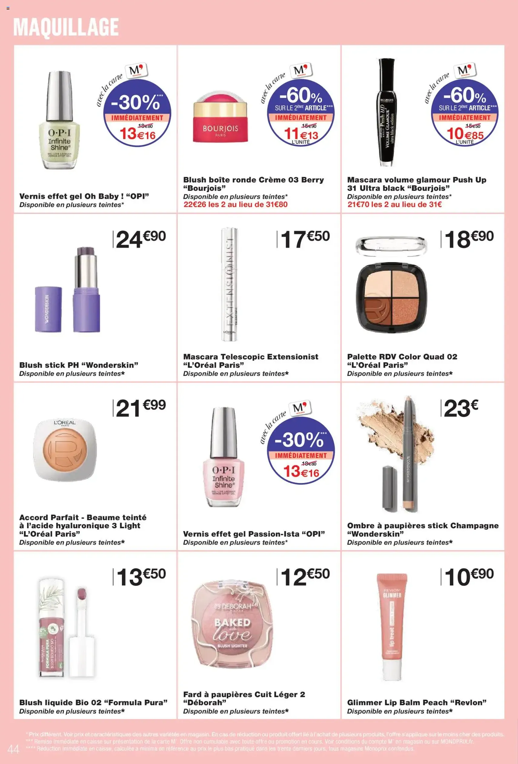 Monoprix catalogue - brochure valable à partir du 08/04/2026, page 44 sur 50