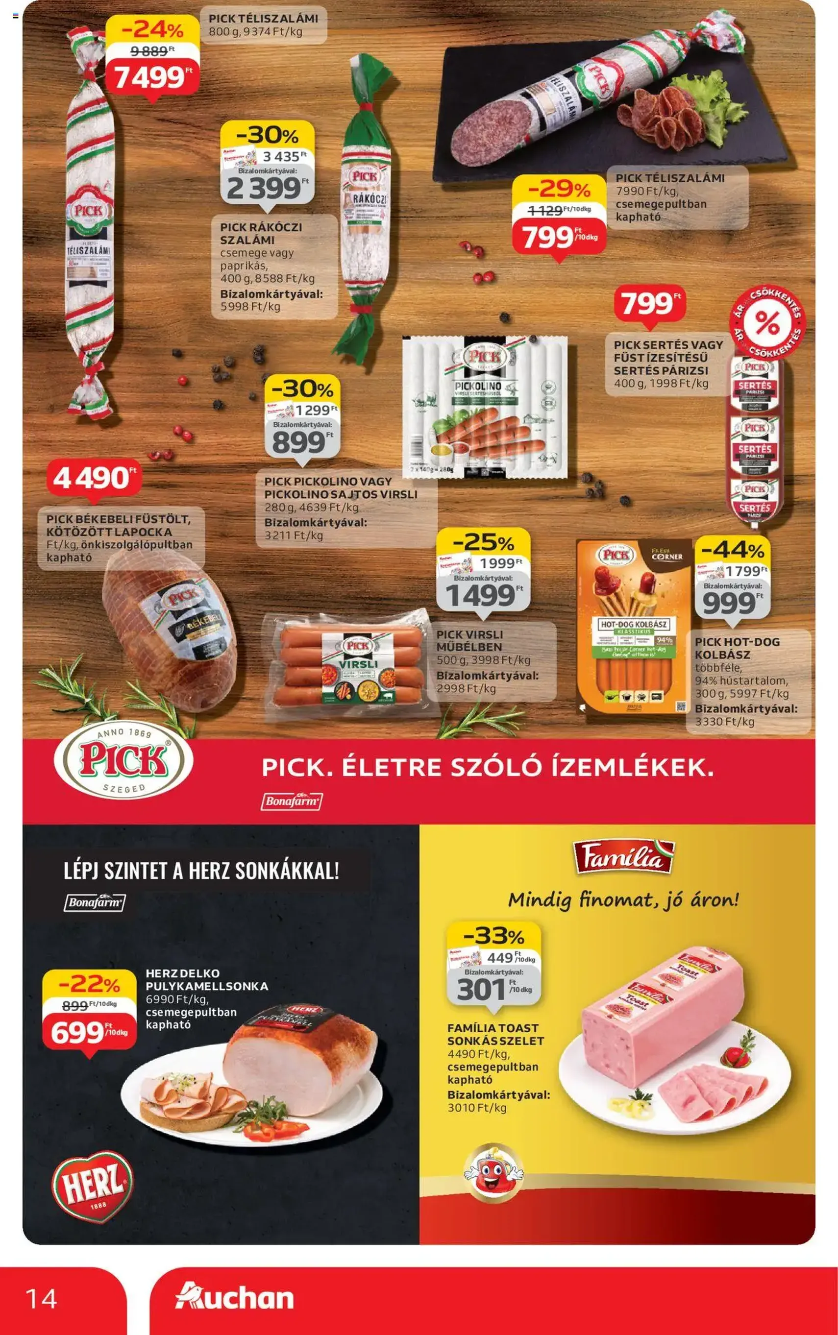 Auchan Akciós újság - 2025.08.07. érvényes szórólap 14 oldal 54 oldalból Auchan Akciós újság - 2025.08.07. érvényes szórólap 14 oldal 54 oldalból