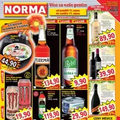 Norma leták - náhled letáku platný od 11.08.2025
