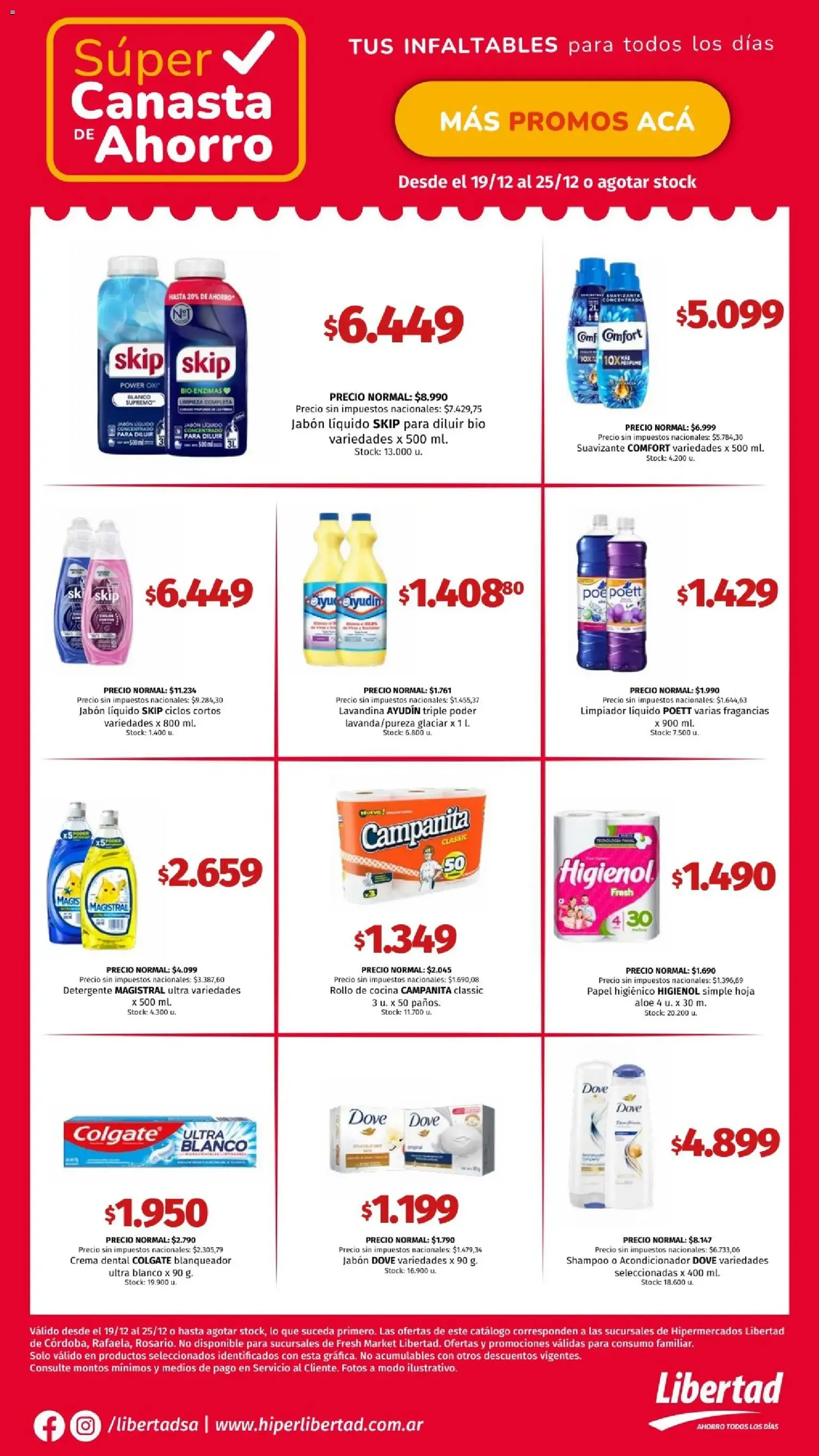 Hipermercado Libertad - CANASTA SEM 51 CENTRO - folleto válido desde 19/12/2025 página 6 de 6