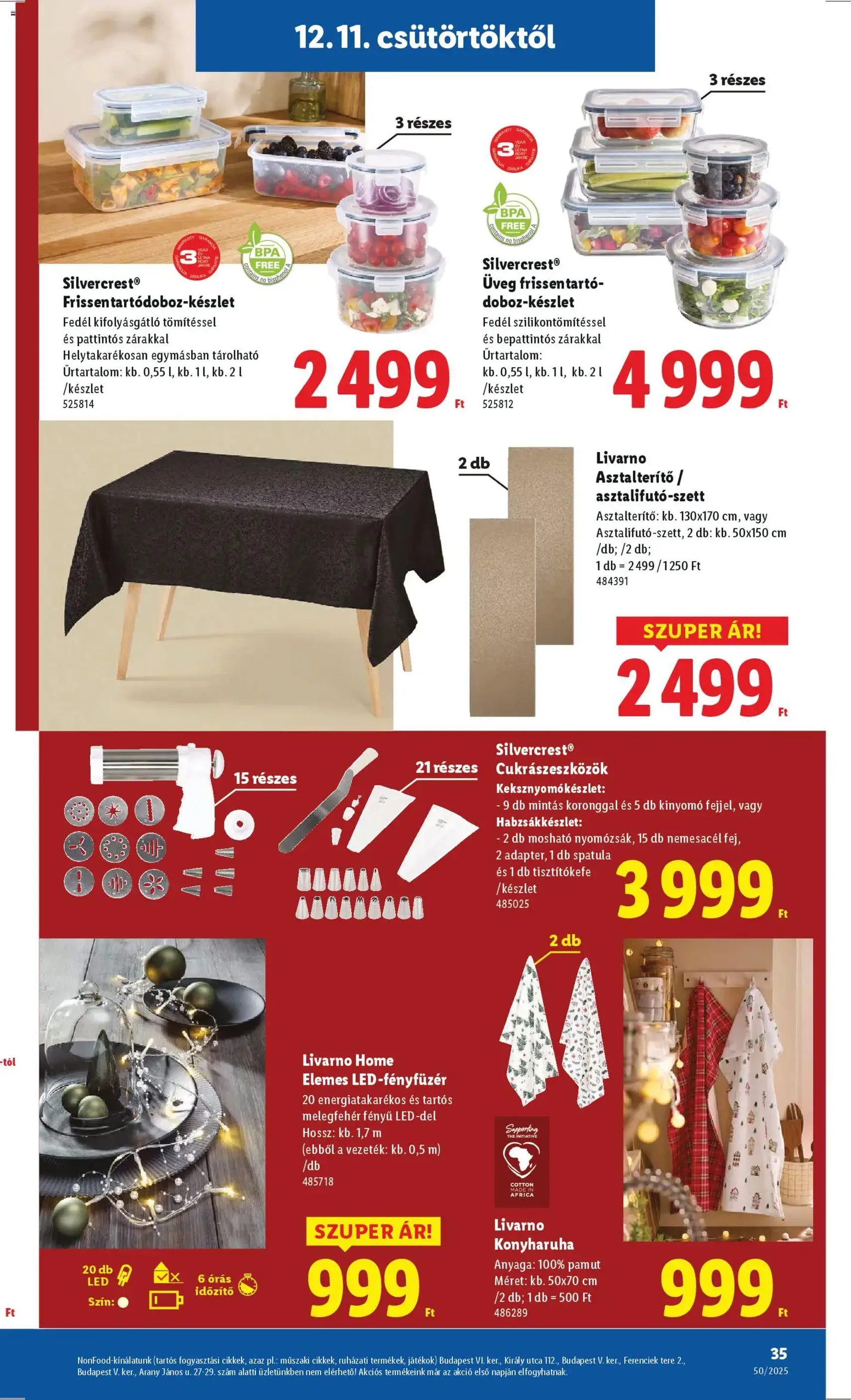 Lidl Akciós újság - 2025.12.11. érvényes szórólap 35 oldal 66 oldalból