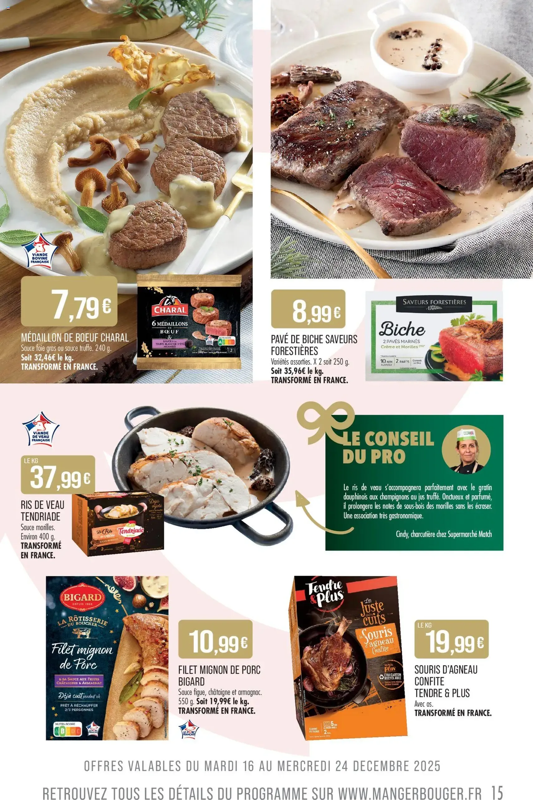 Match Supermarché catalogue - brochure valable à partir du 16/12/2025, page 15 sur 48