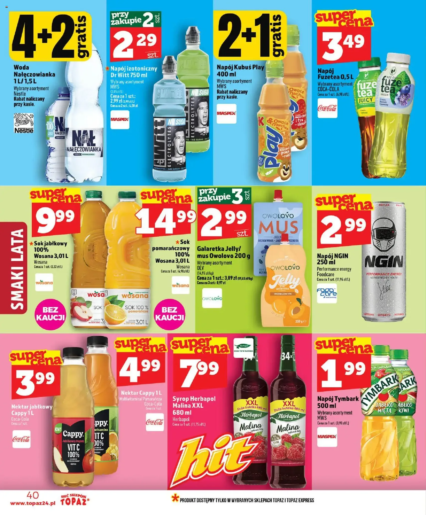 Topaz gazetka - ważny gazetka od 02.07.2026 strona 40 z 50