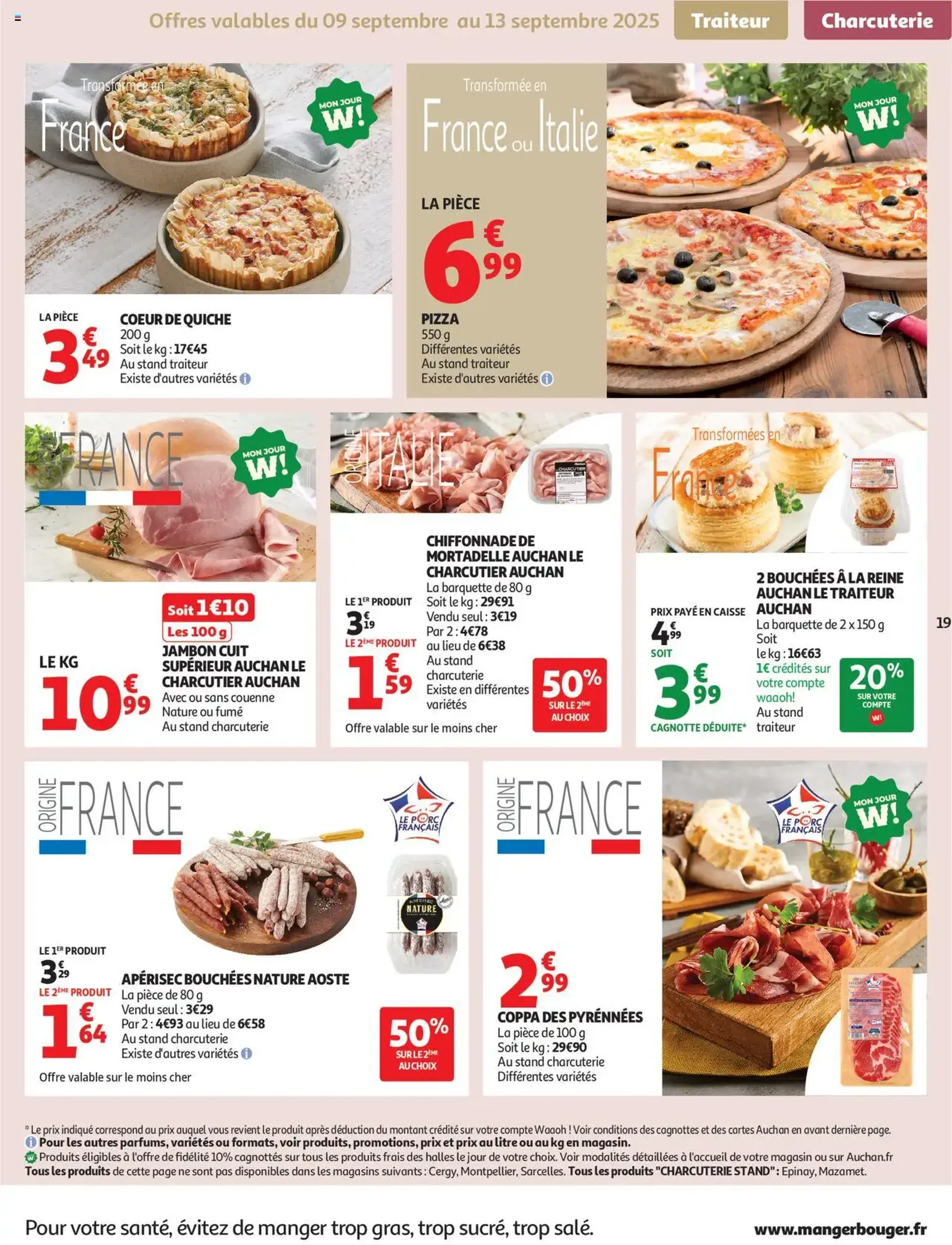 Auchan prospectus - brochure valable à partir du 09/09/2025, page 19 sur 60 Auchan prospectus - brochure valable à partir du 09/09/2025, page 19 sur 60