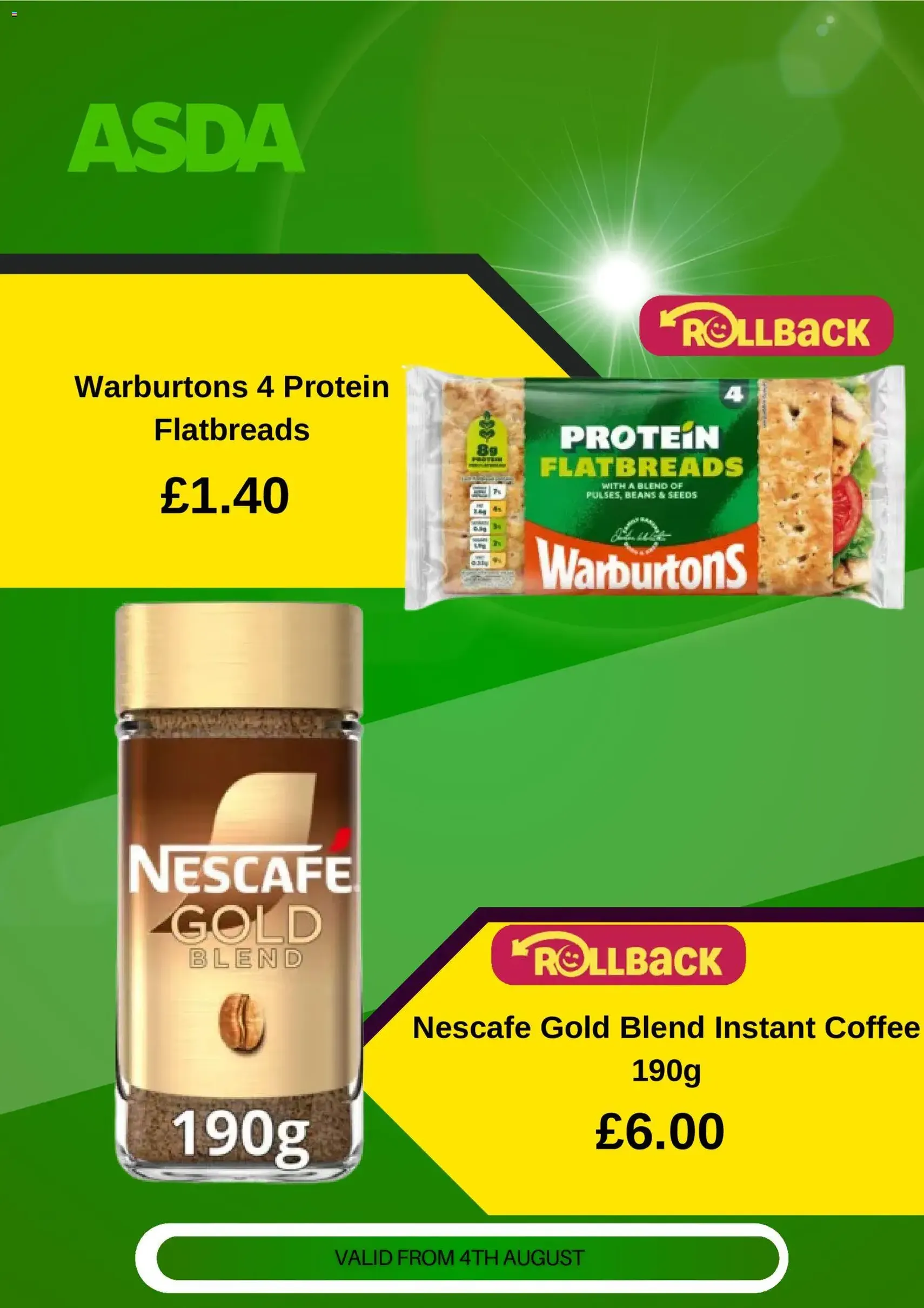 Weekly offers Asda - valid flyer from 04/08/2026, page 3 of 5