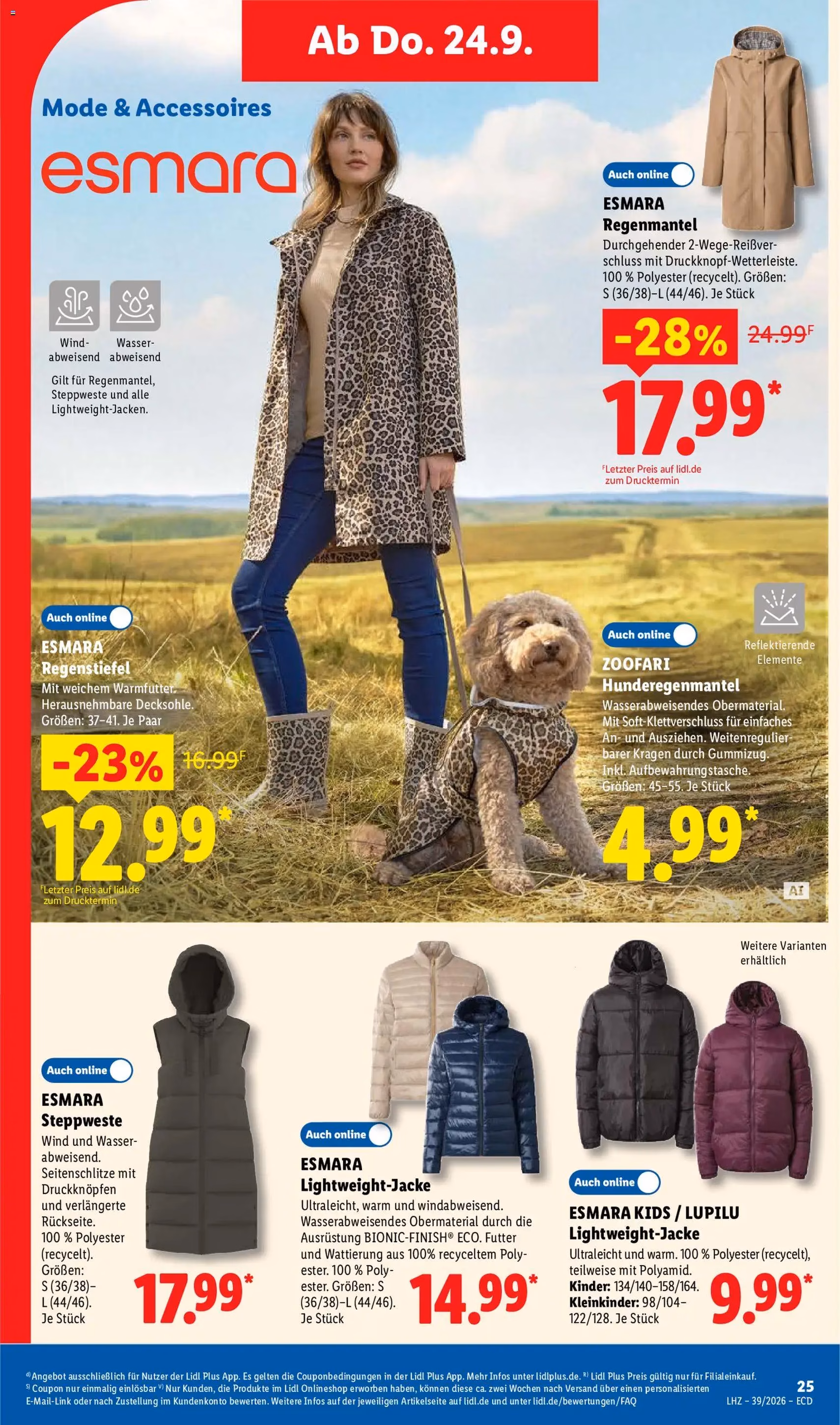 Lidl Prospekt - Gültiger Prospekt ab 21.09.2026, Seite 39 von insgesamt 65