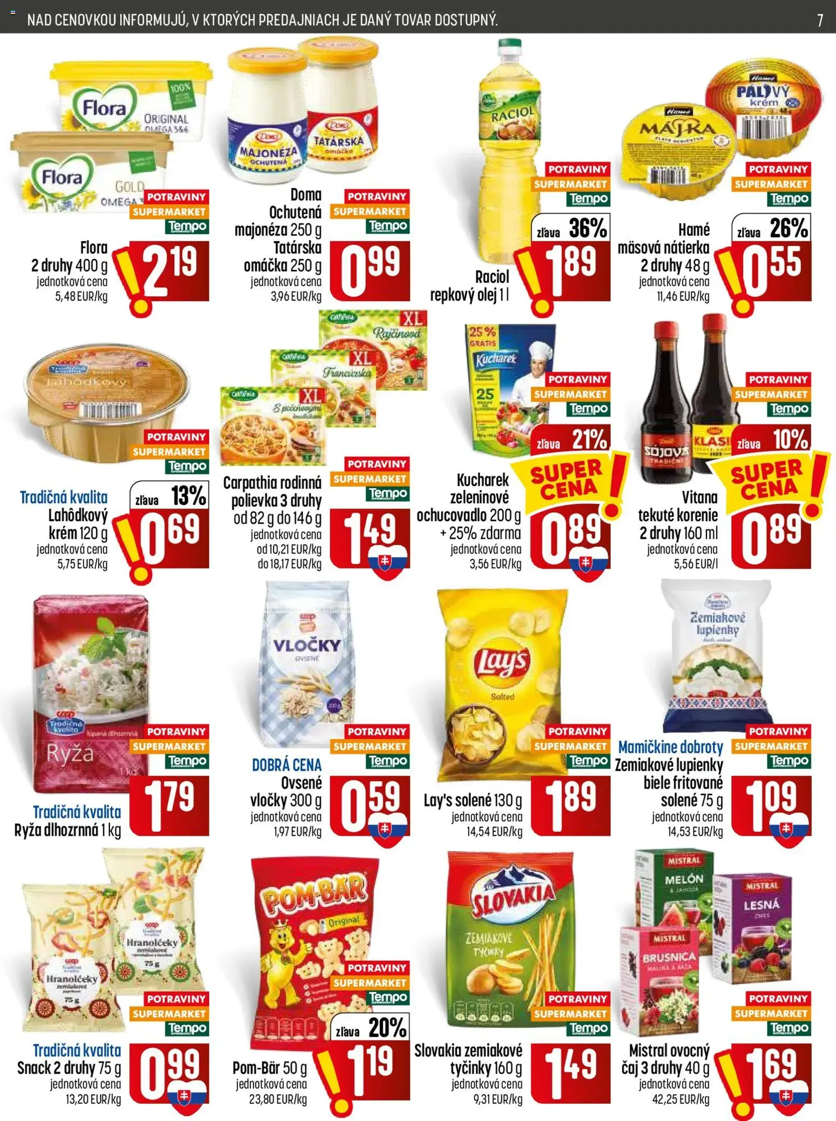 COOP Jednota leták - platný leták od 16.07.2026 strana 7 z 28