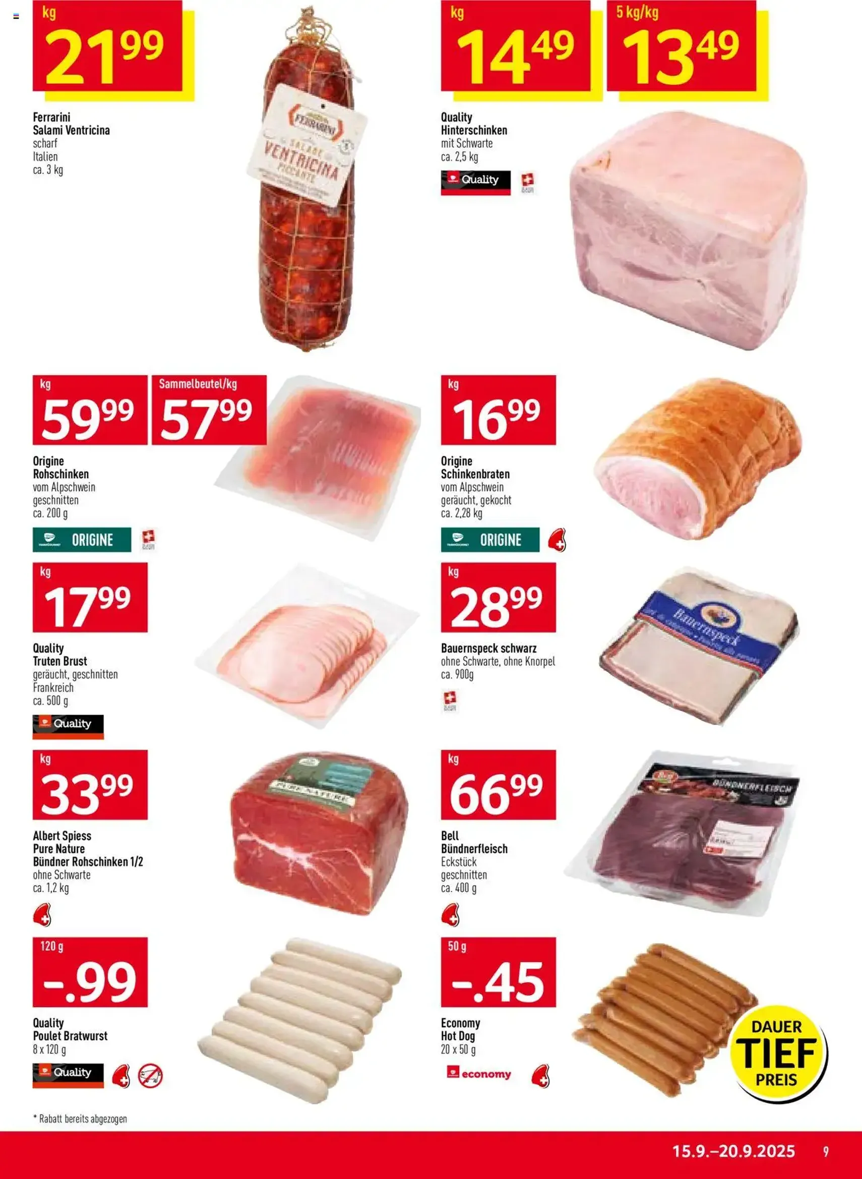 Prodega Aktionen - Gültiger Prospekt ab 15.09.2025, Seite 9 von insgesamt 36
