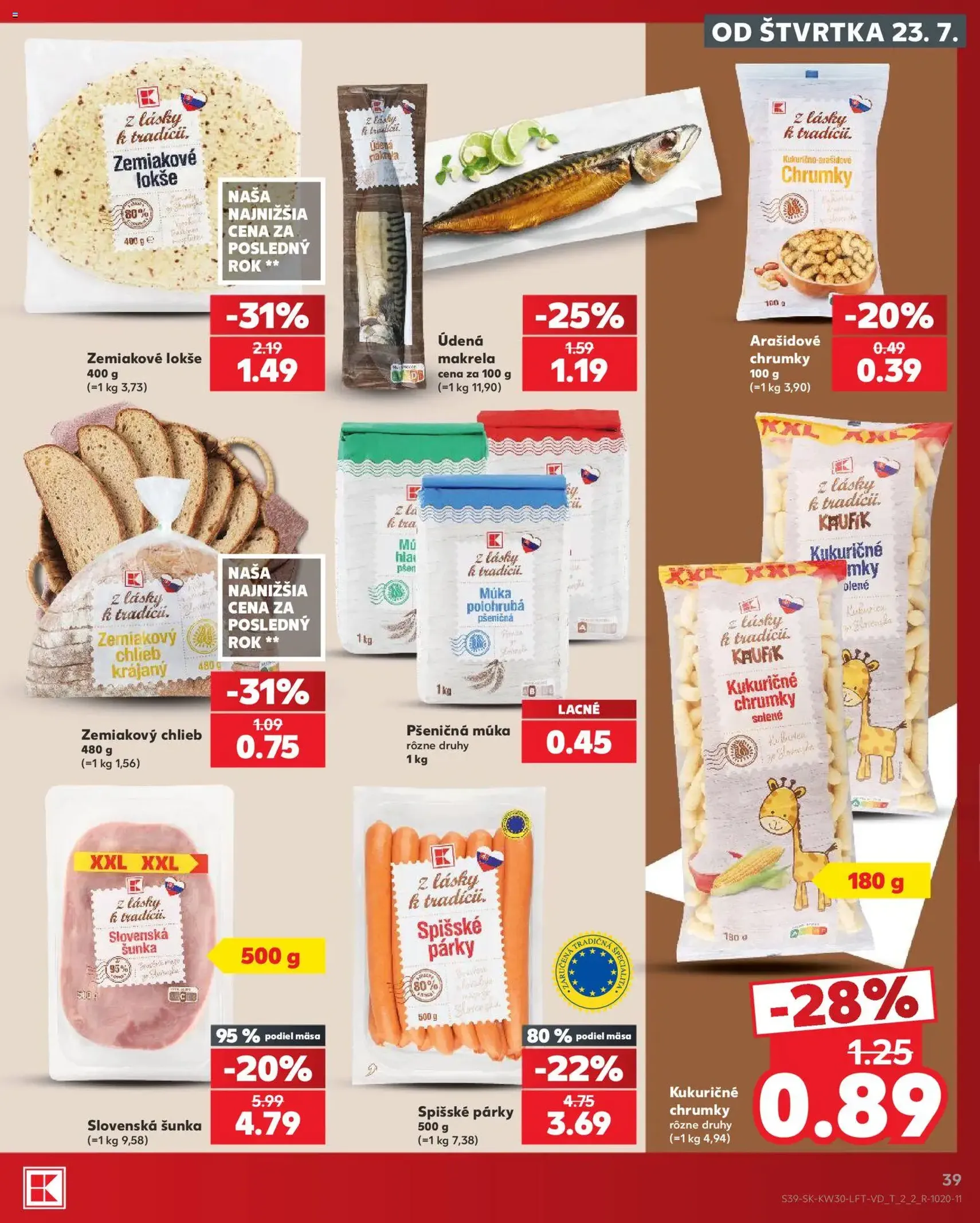 Kaufland leták - platný leták od 23.07.2026 strana 39 z 74