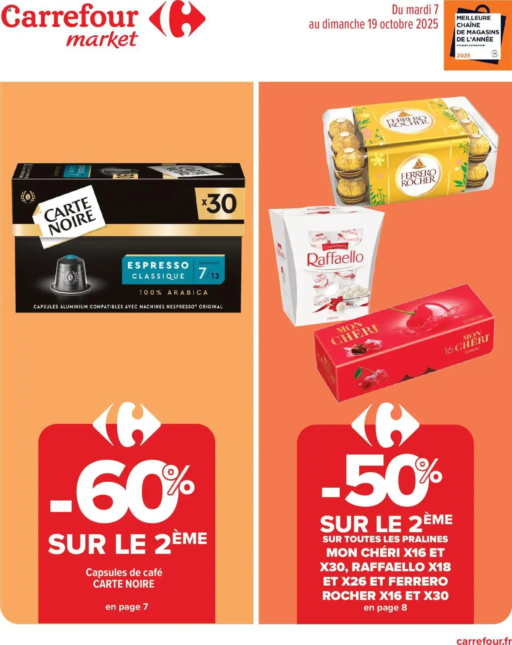 Carrefour Market catalogue semaine 41 - brochure valable à partir du 07/10/2025, page 1 sur 17
