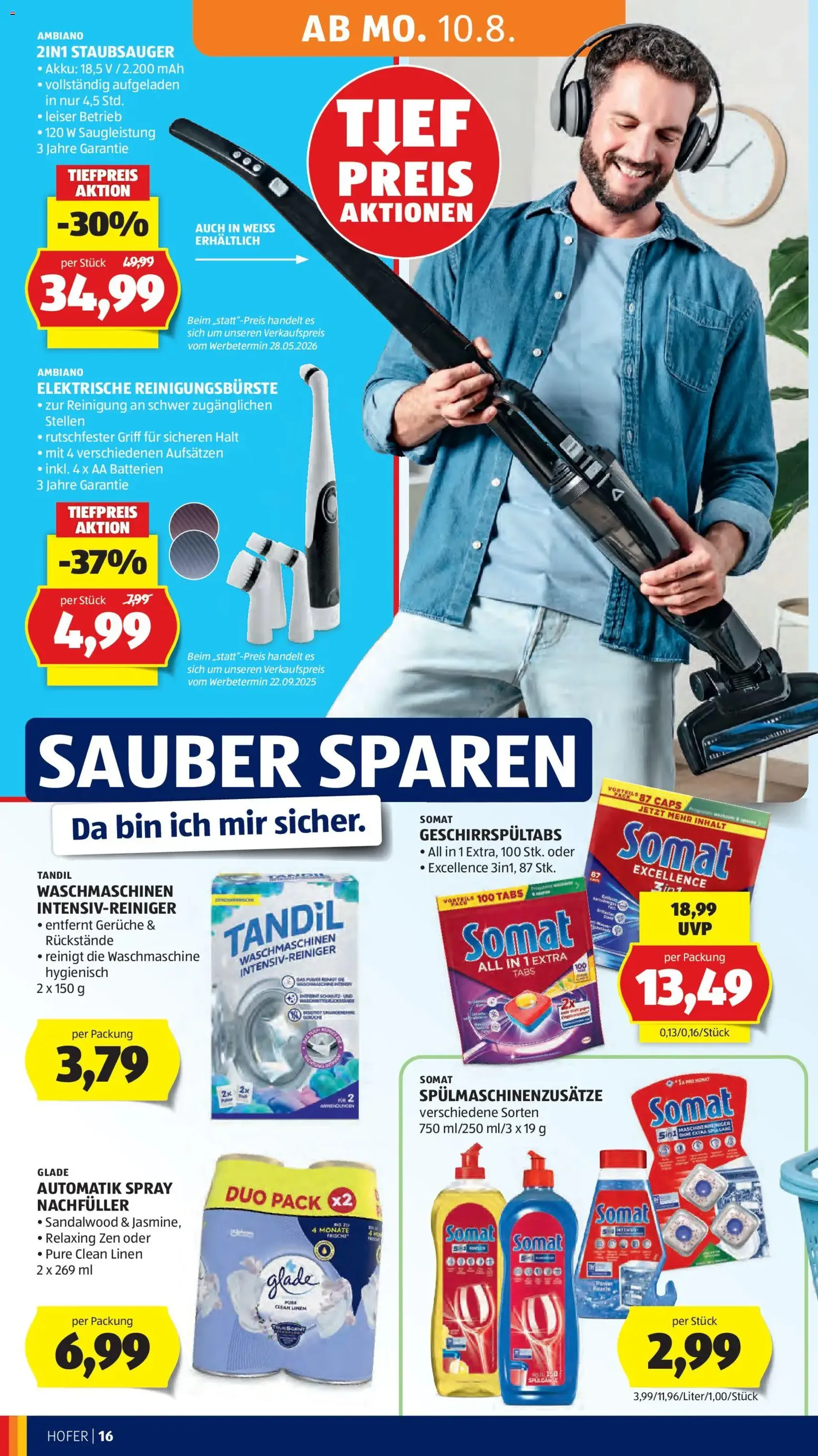 Hofer Flugblatt - Gültiger Prospekt ab 07.08.2026, Seite 30 von insgesamt 47