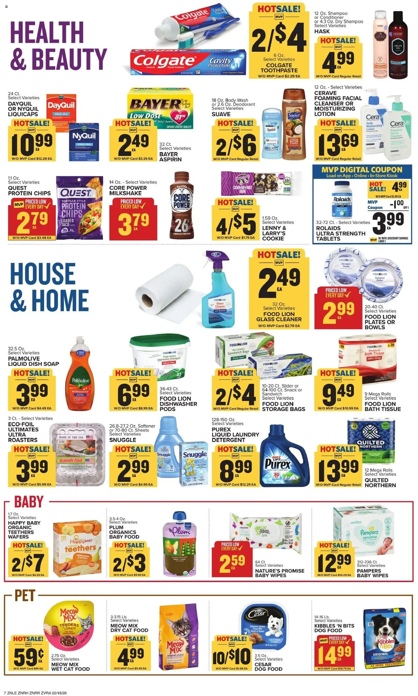 Food Lion Weekly Ad - valid flyer from 02/18/2026, page 8 of 12