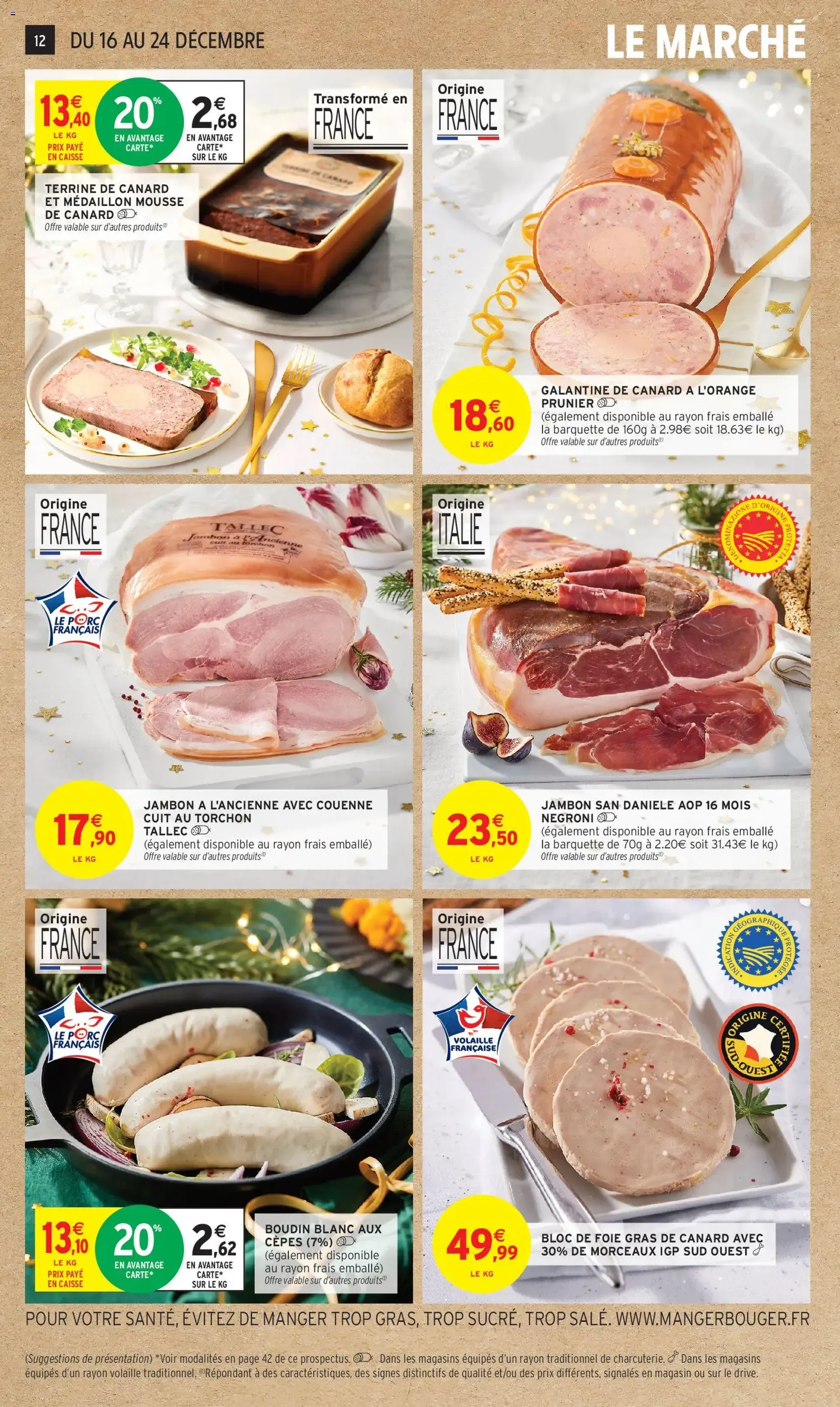 Intermarché catalogue semaine 51 - brochure valable à partir du 16/12/2025, page 12 sur 48