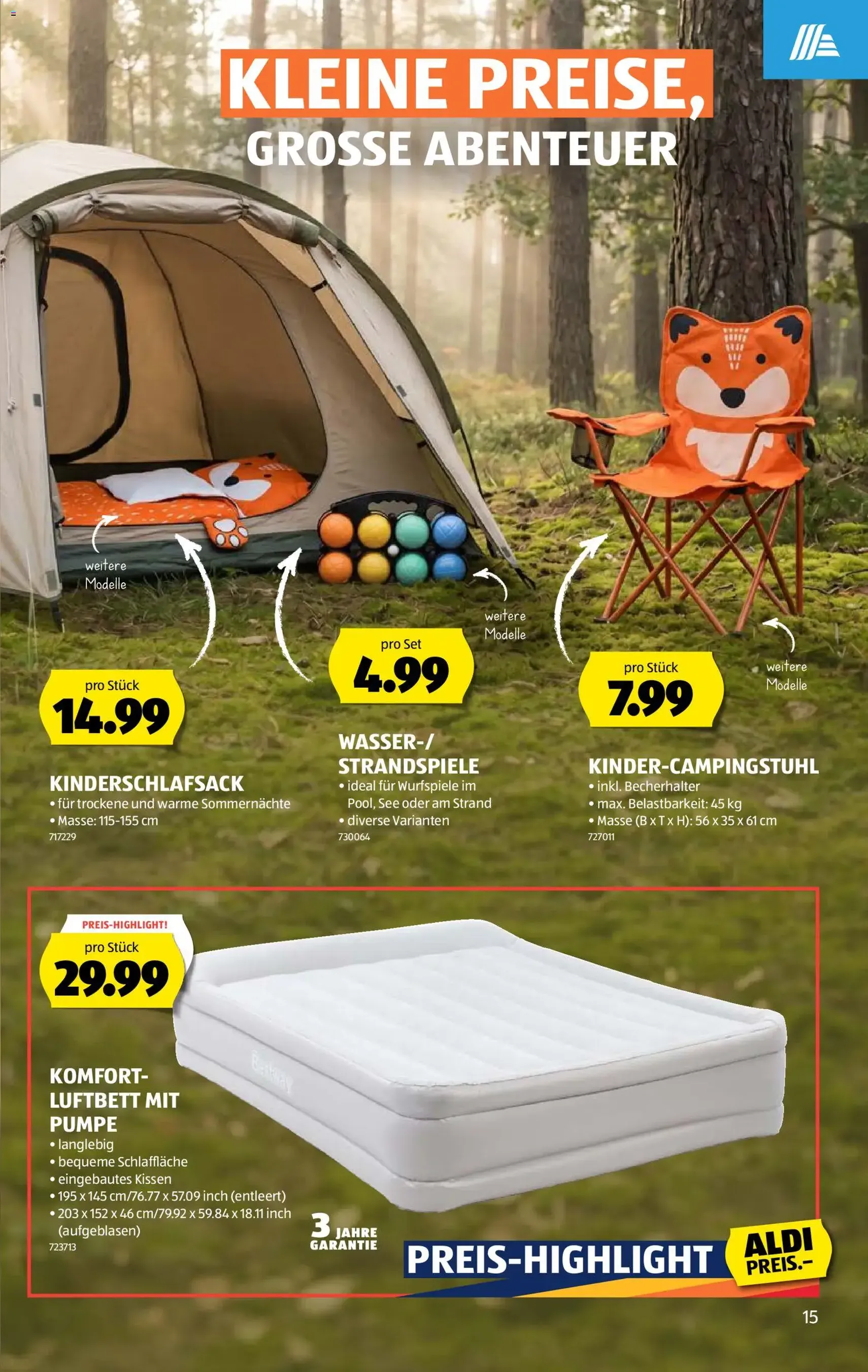 Aldi aktionen - Gültiger Prospekt ab 02.07.2026, Seite 15 von insgesamt 40