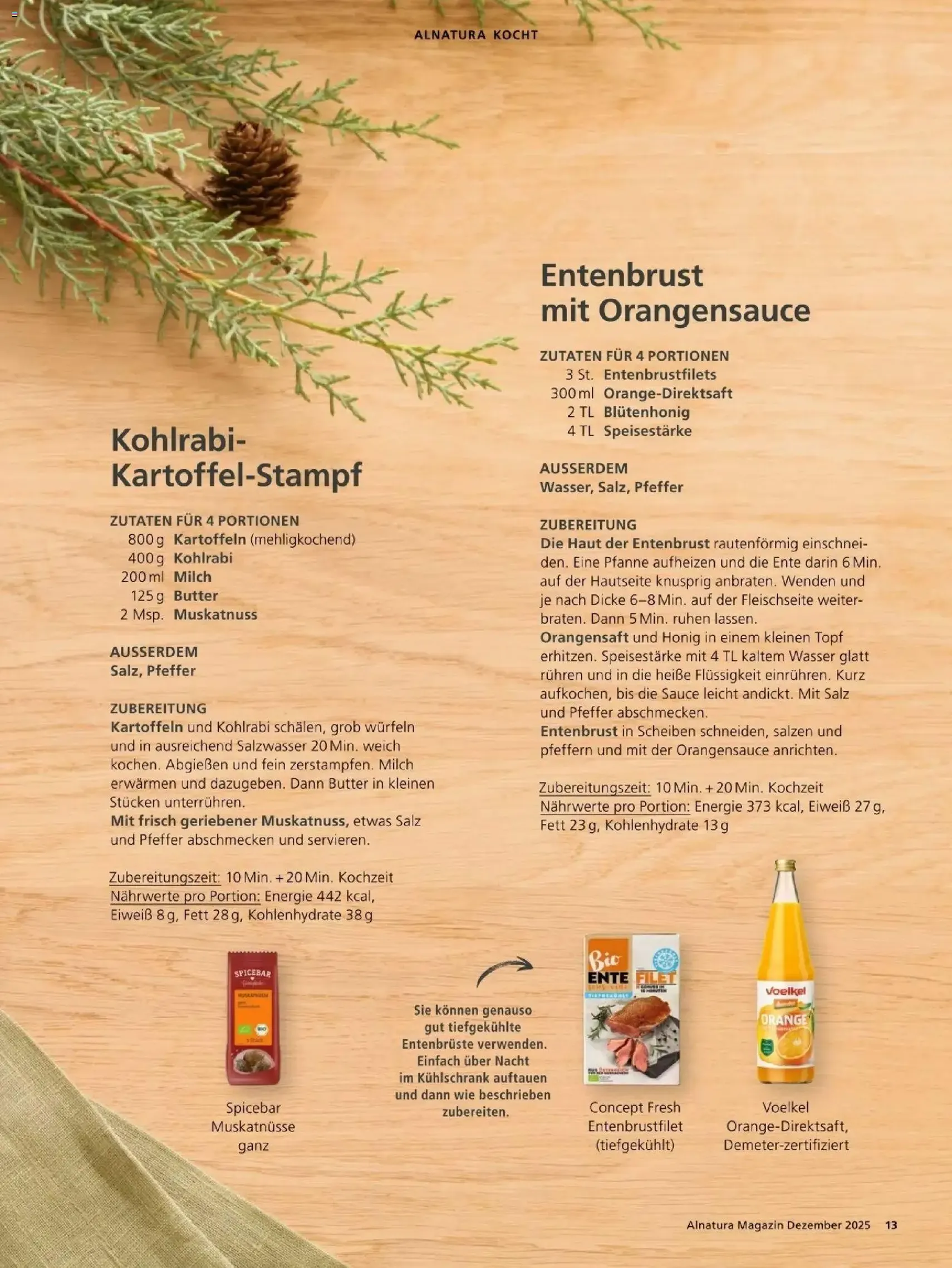 Alnatura Prospekt - Gültiger Prospekt ab 01.12.2025, Seite 13 von insgesamt 64