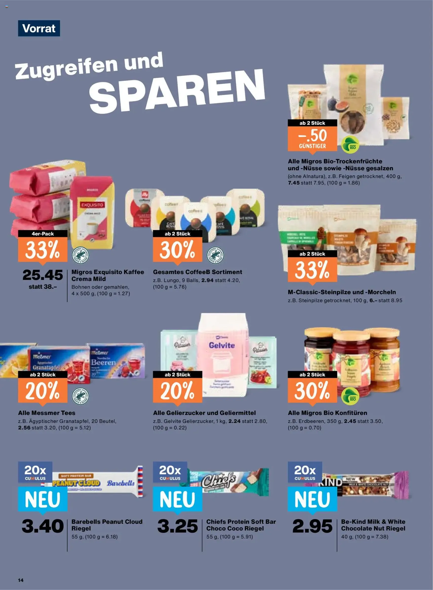 Migros aktionen - Gültiger Prospekt ab 29.10.2026, Seite 14 von insgesamt 24
