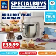 Aldi - Weekly offers UK Specialbuys - Flyer preview valid from 18/09/2025