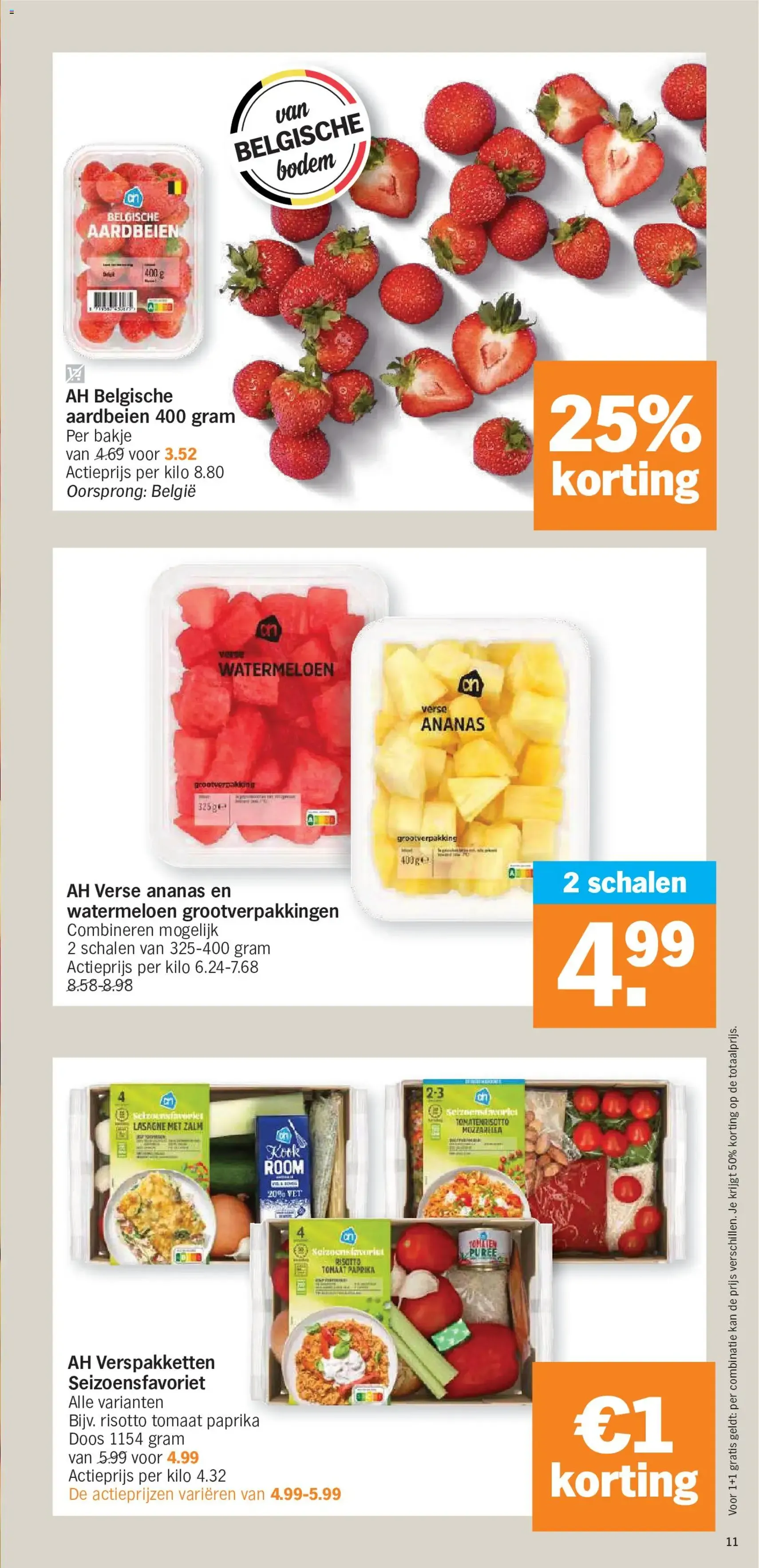 Albert Heijn Folder week / de la semaine 25 - geldige folder vanaf 15/06/2026 pagina 11 van 32