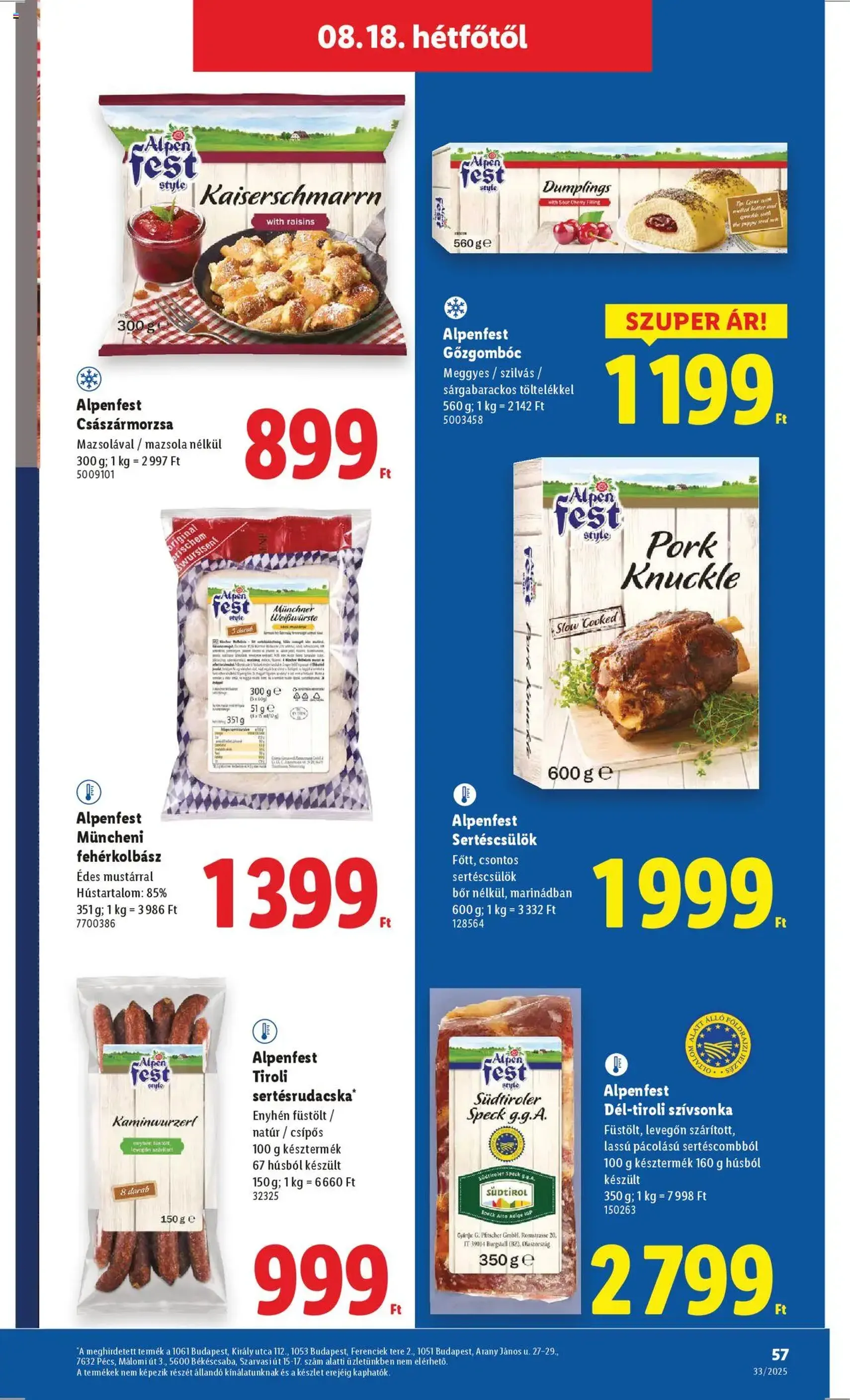 Lidl Akciós újság - 2025.08.14. érvényes szórólap 57 oldal 64 oldalból