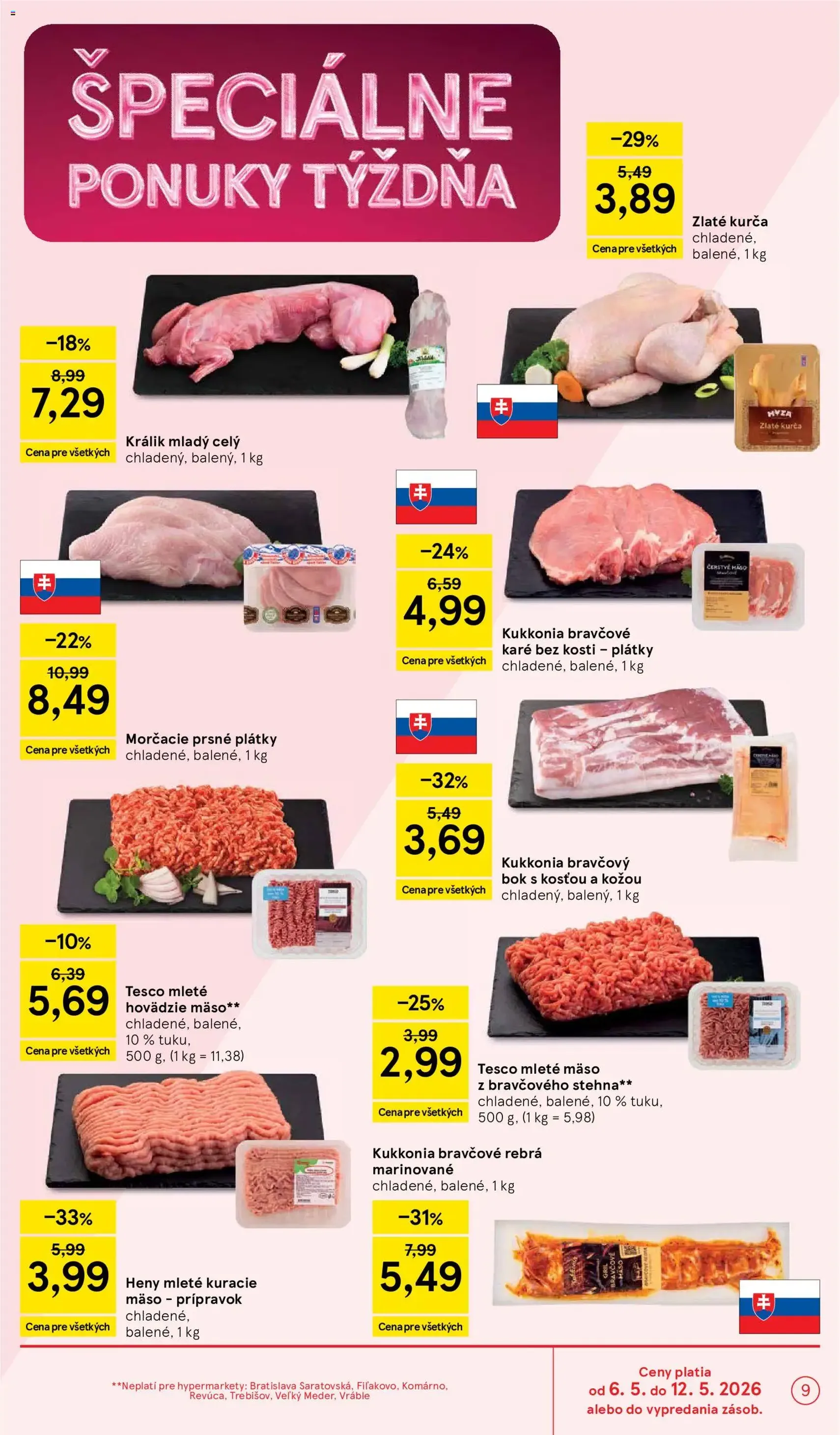 Tesco Hypermarket - leták - platný leták od 06.05.2026 strana 9 z 50