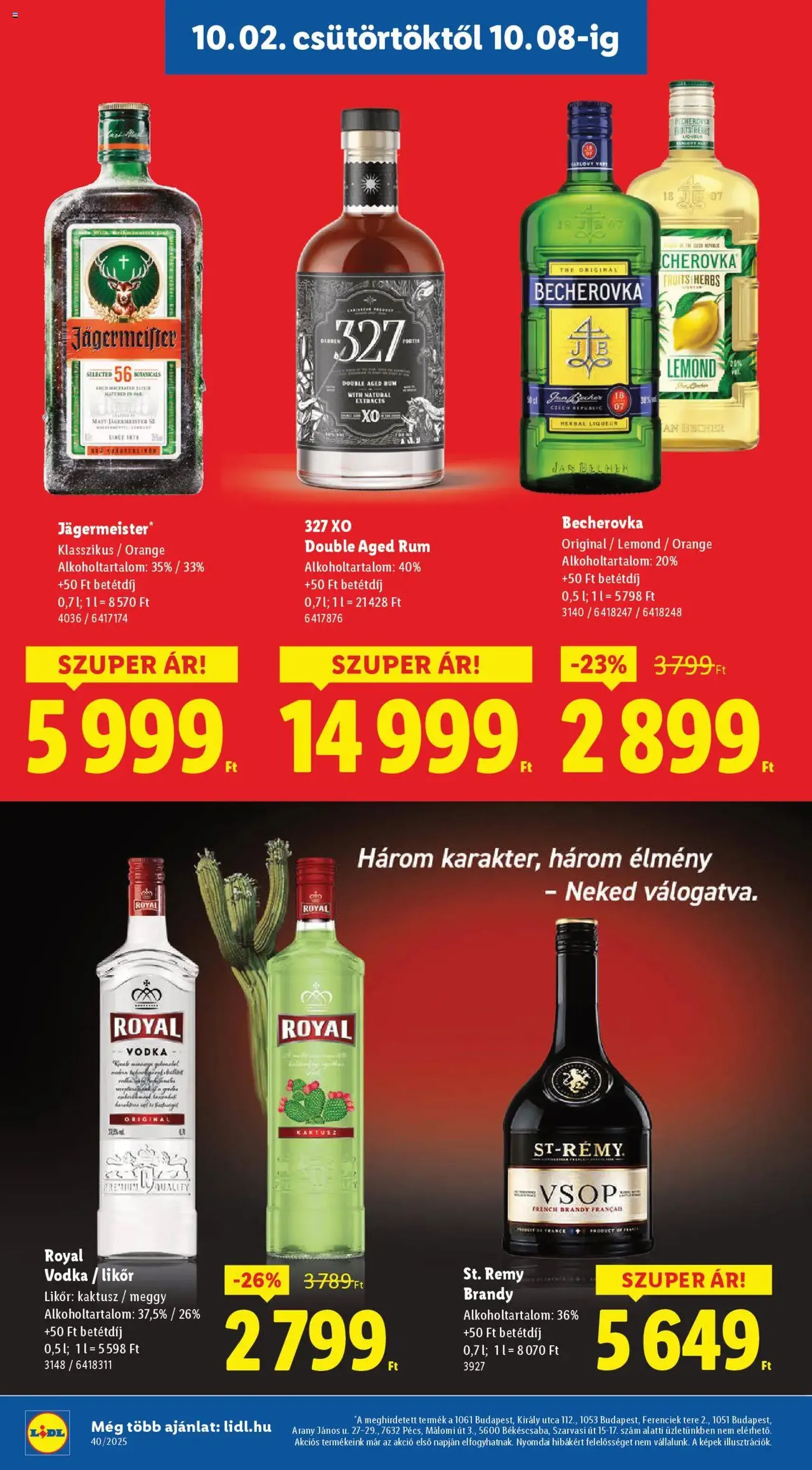 Lidl Akciós újság - 2025.10.02. érvényes szórólap 18 oldal 76 oldalból Lidl Akciós újság - 2025.10.02. érvényes szórólap 18 oldal 76 oldalból