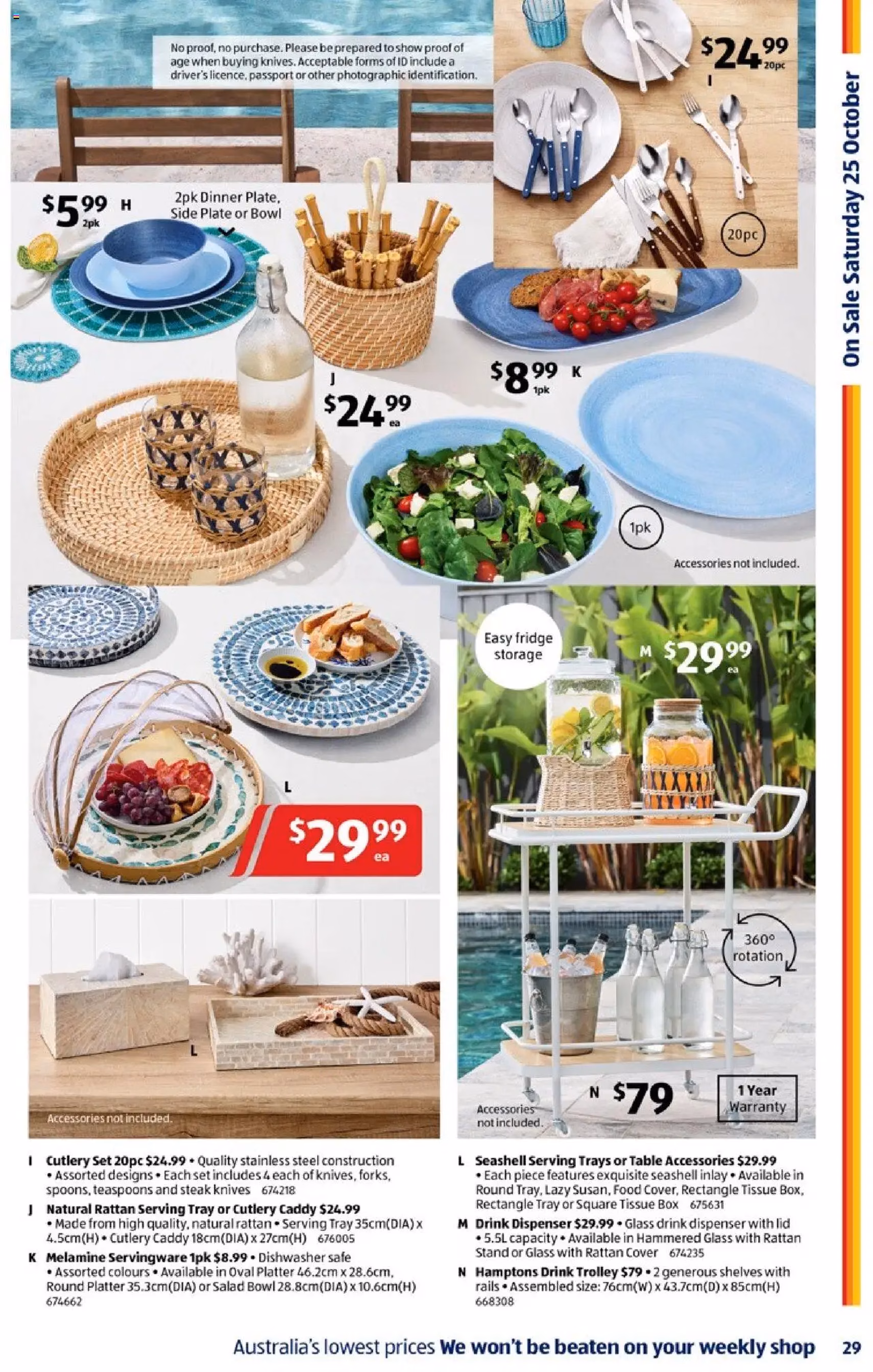 Catalogue Aldi - valid flyer from 22/10/2025, page 29 of 38 Catalogue Aldi - valid flyer from 22/10/2025, page 29 of 38
