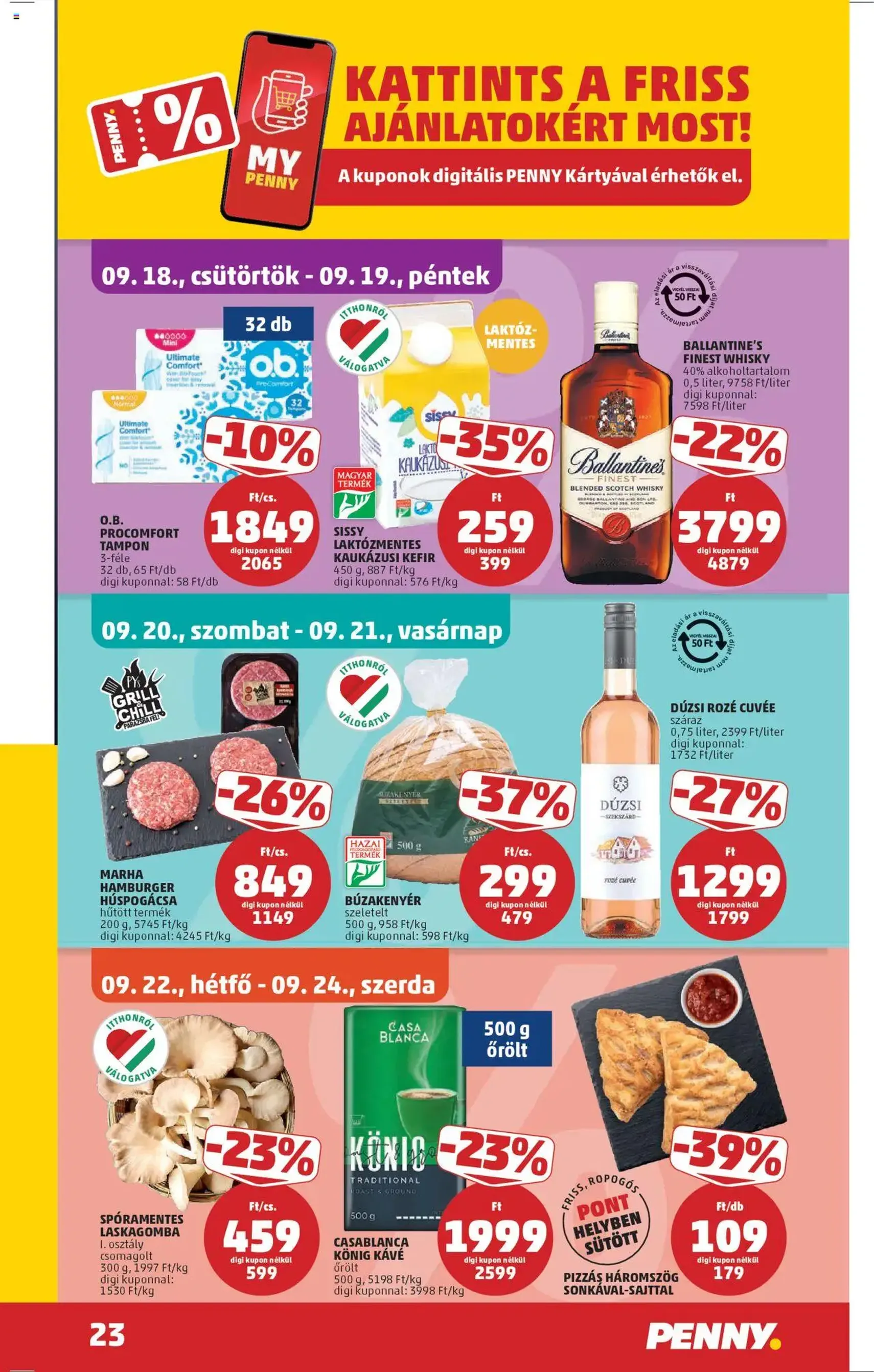 PENNY Akciós újság - 2025.09.18. érvényes szórólap 27 oldal 38 oldalból