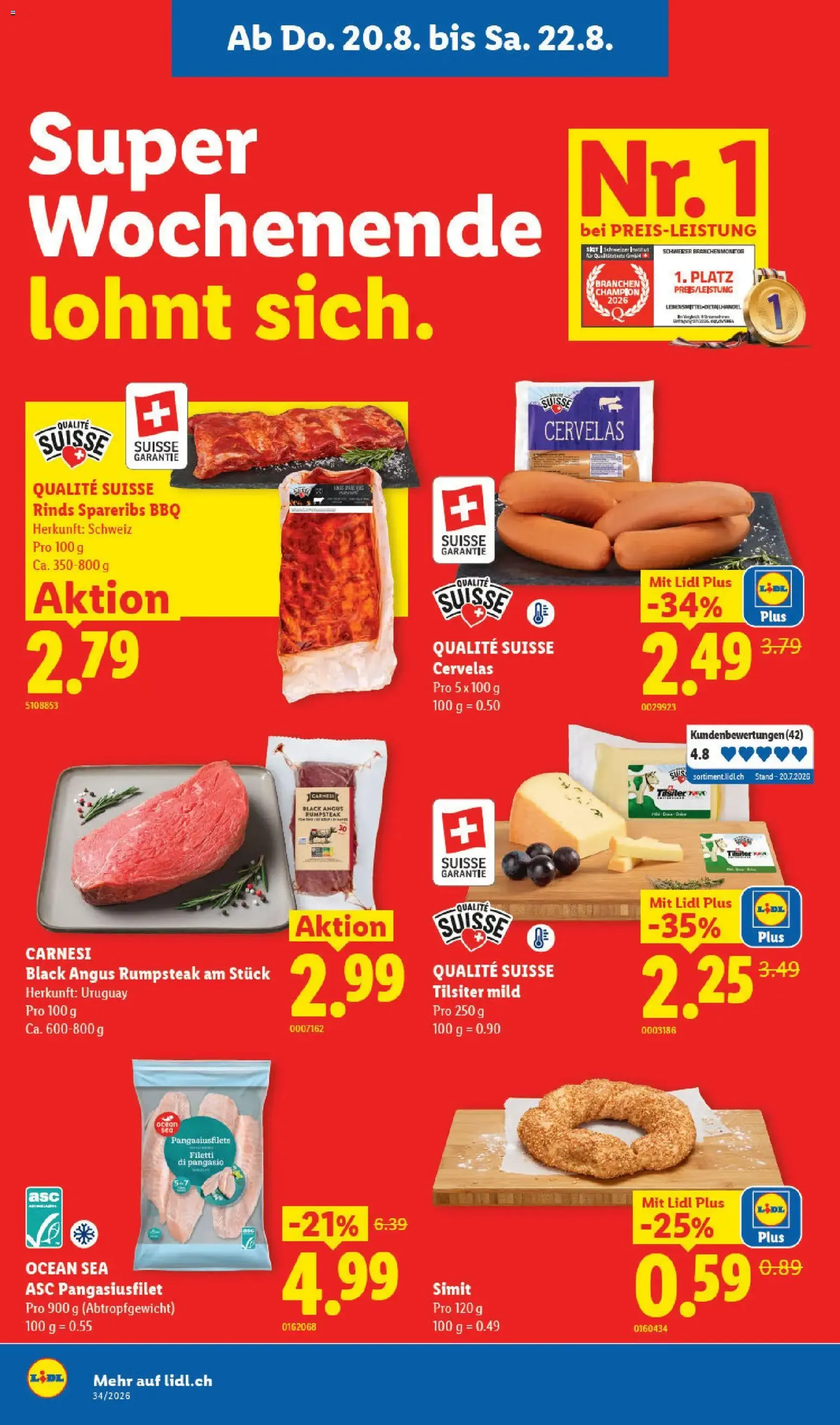 Lidl aktionen - Gültiger Prospekt ab 20.08.2026, Seite 6 von insgesamt 38