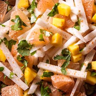 Recipe preview Spicy Jicama, Grapefruit, and Mango Salad
