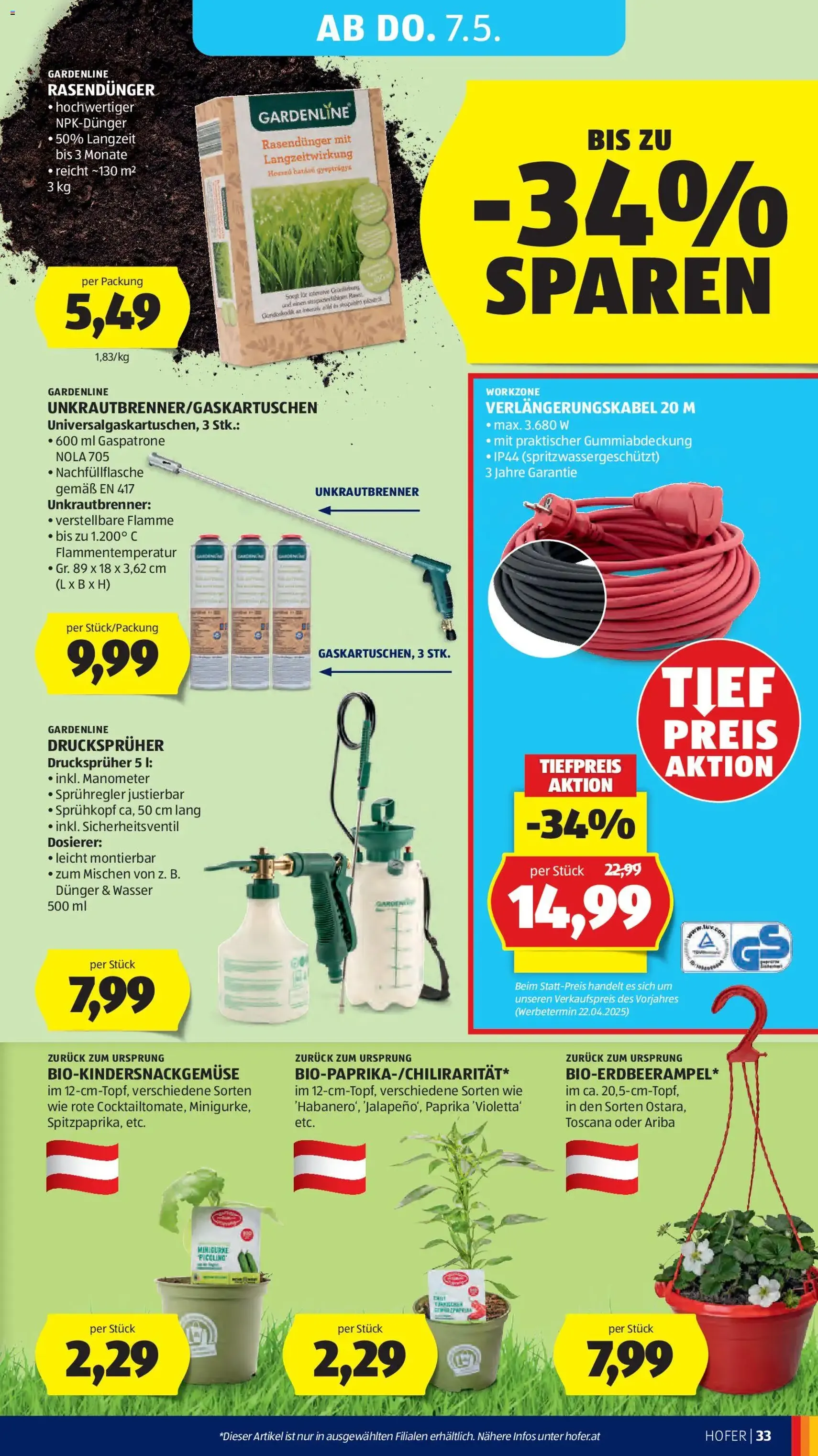 Hofer Flugblatt - Gültiger Prospekt ab 29.04.2026, Seite 39 von insgesamt 47