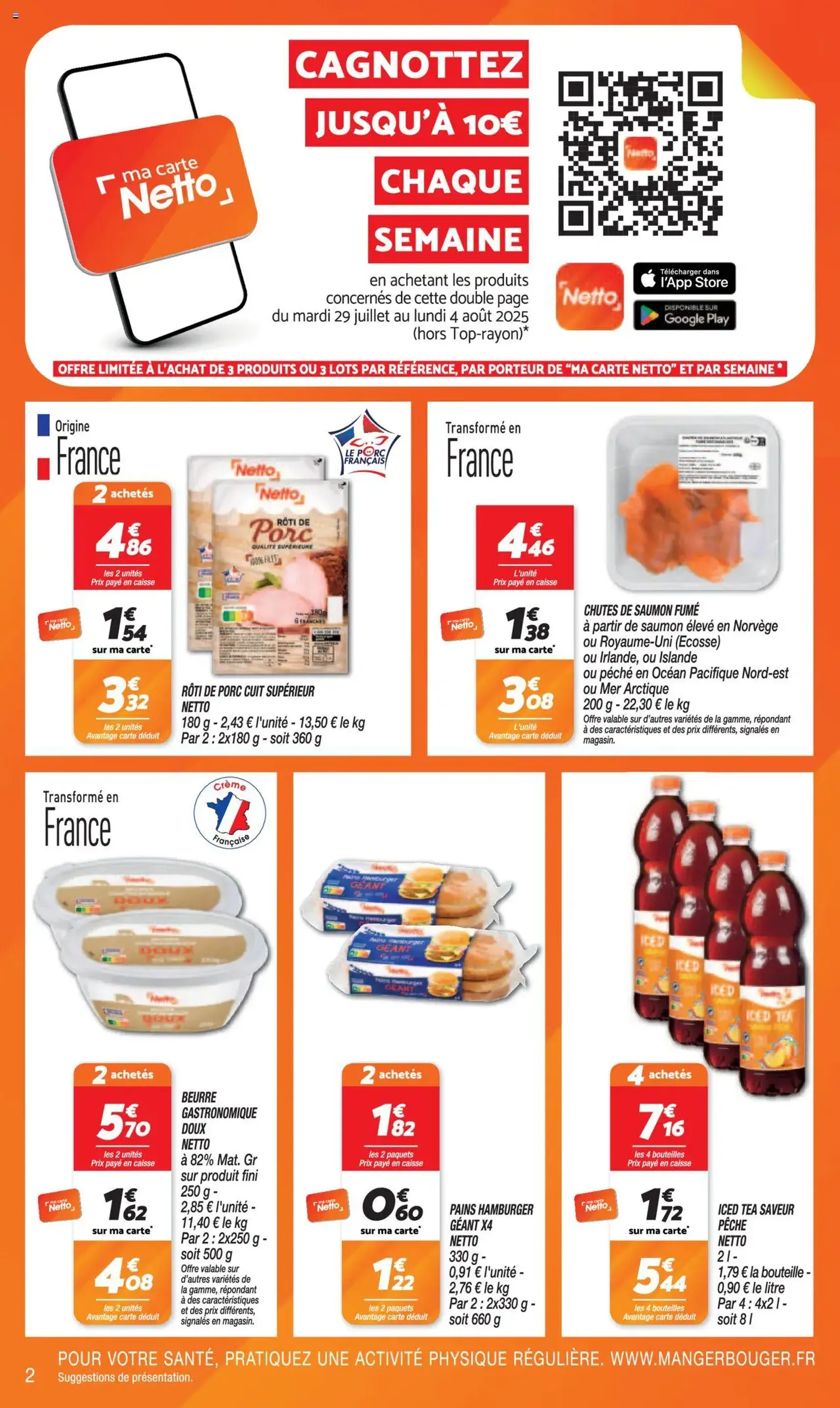 Netto catalogue - brochure valable à partir du 29/07/2025, page 2 sur 12 Netto catalogue - brochure valable à partir du 29/07/2025, page 2 sur 12