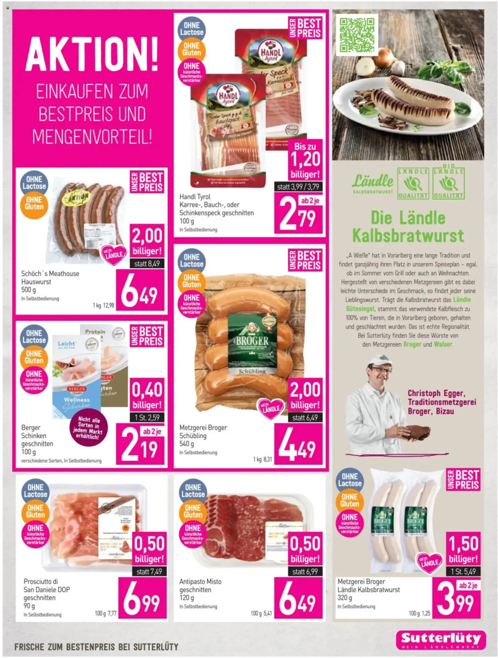 Sutterlüty Flugblatt - Gültiger Prospekt ab 05.11.2025, Seite 9 von insgesamt 24
