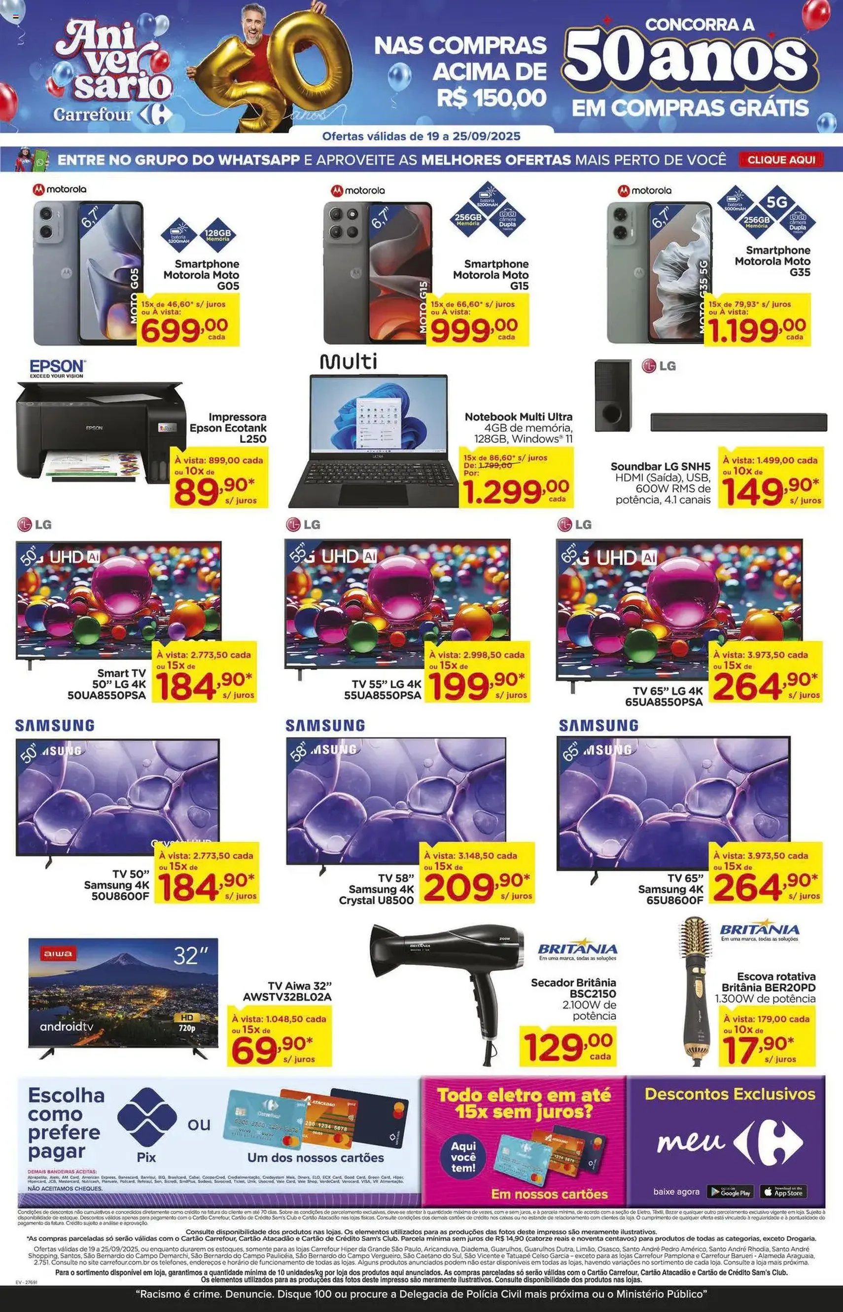 Carrefour - Ofertas da semana - folheto válido a partir de 19/09/2025 página 19 de 21 Carrefour - Ofertas da semana - folheto válido a partir de 19/09/2025 página 19 de 21