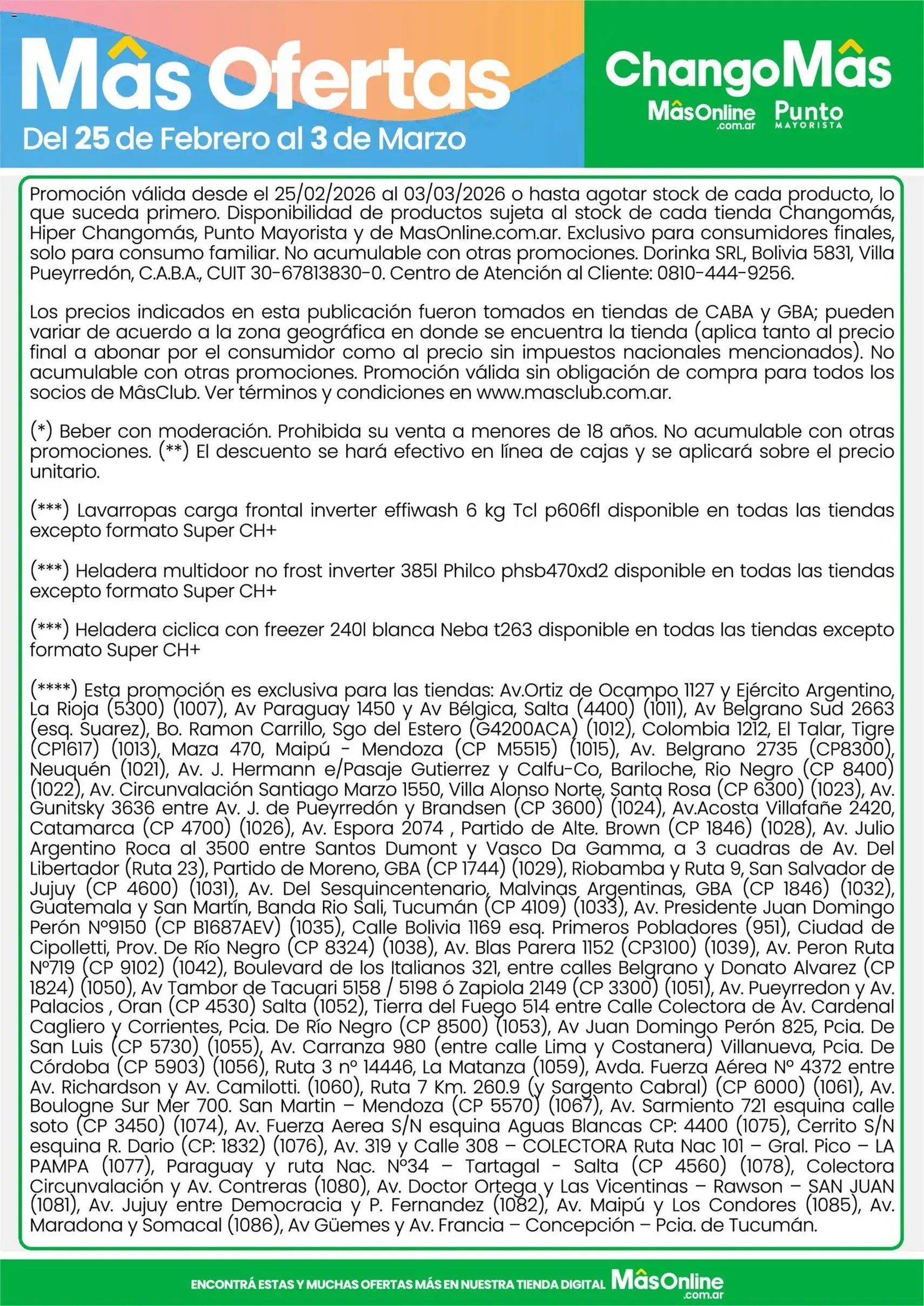 Punto Mayorista catálogo - folleto válido desde 25/02/2026 página 18 de 19