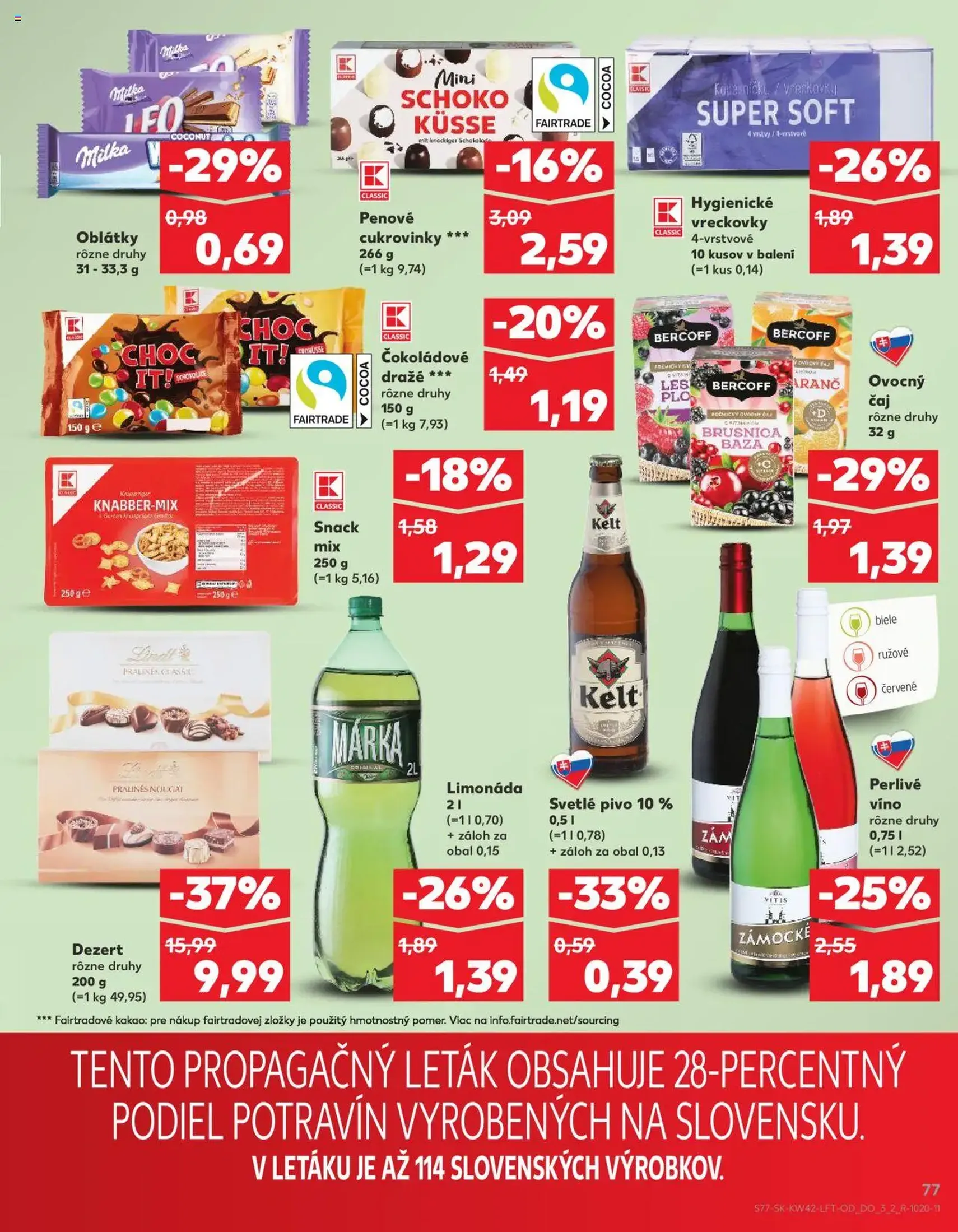 Kaufland Bratislava-Avion - platný leták od 16.10.2025 strana 77 z 78