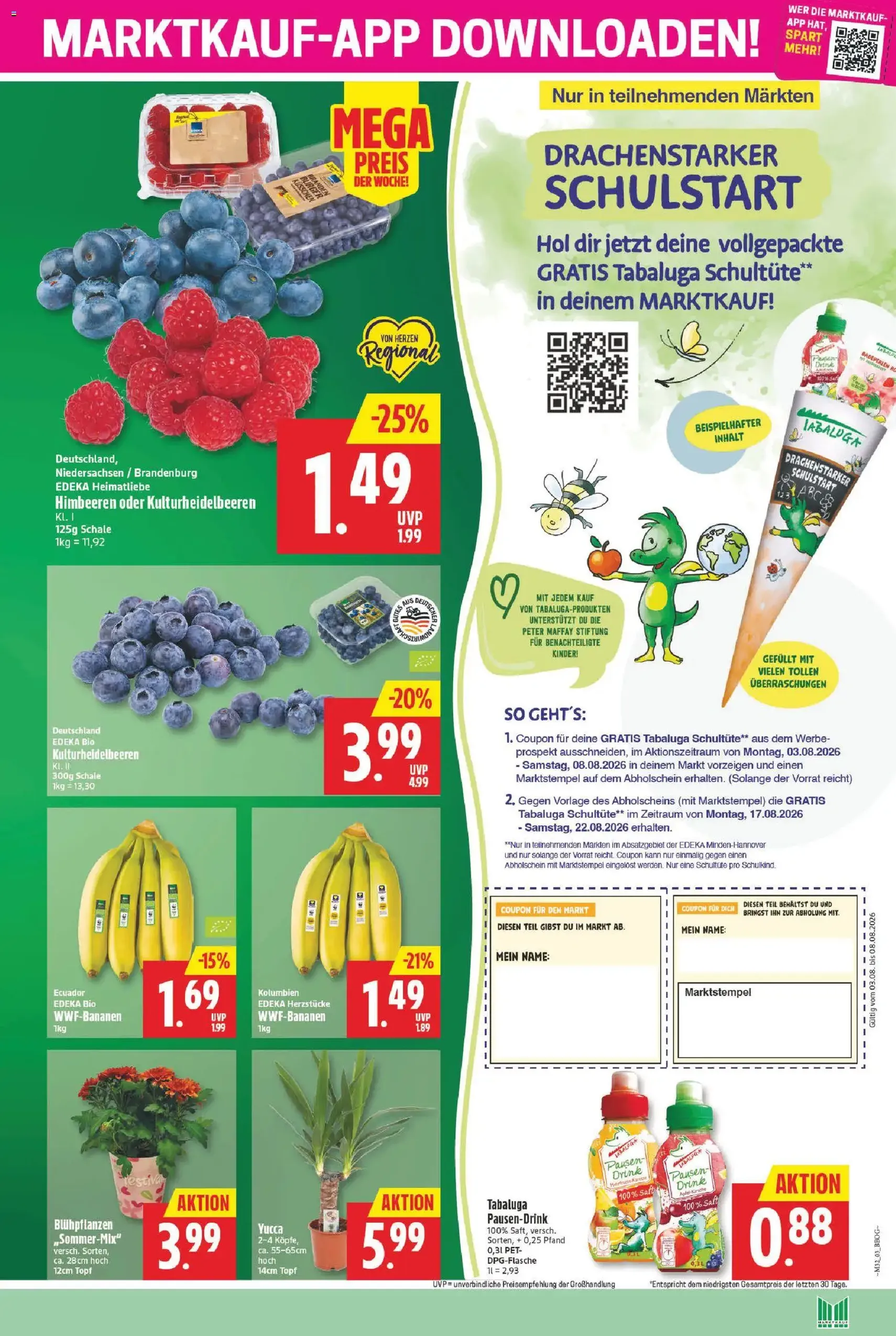 Marktkauf Prospekt - Gültiger Prospekt ab 03.08.2026, Seite 3 von insgesamt 32