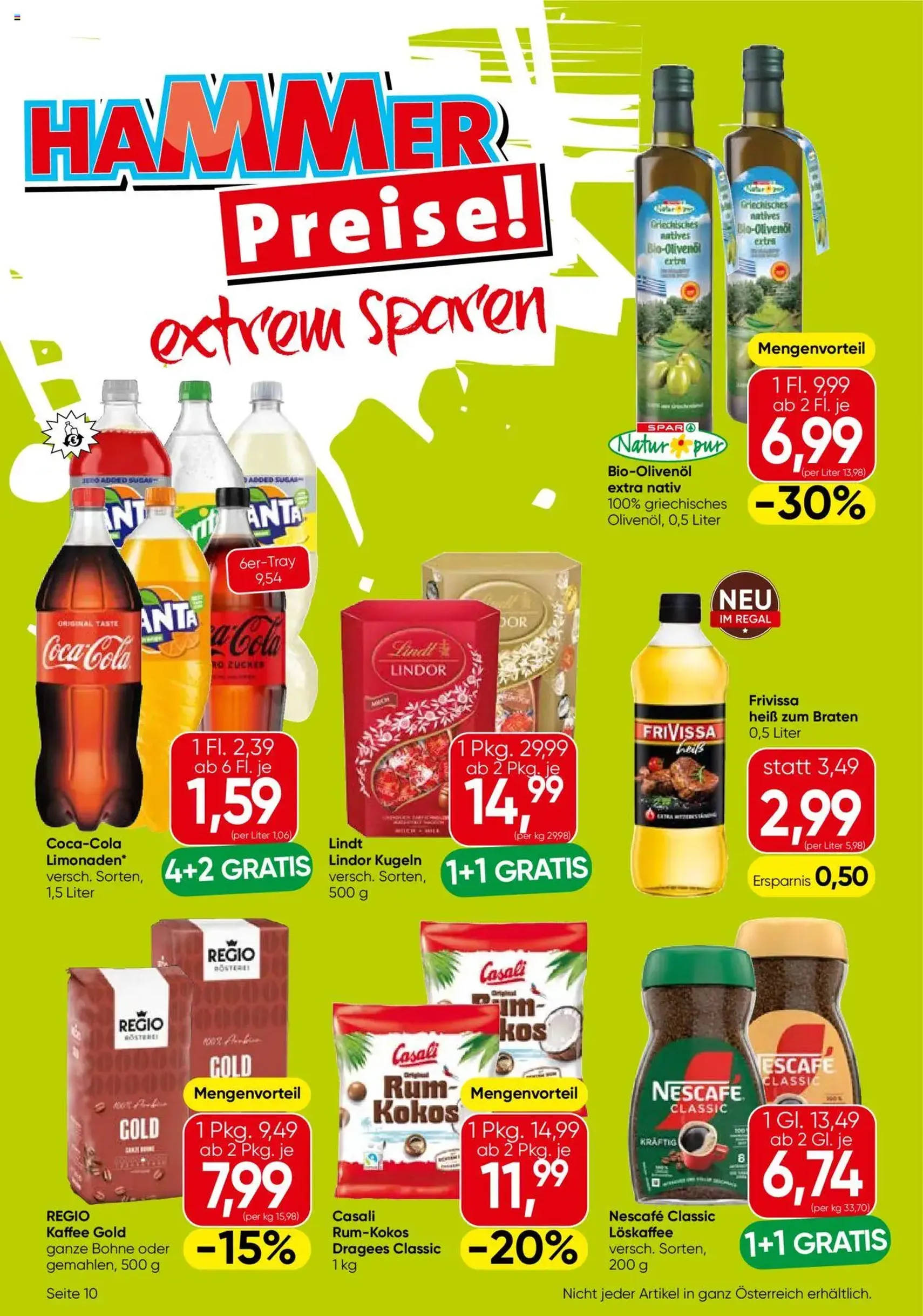 Eurospar Flugblatt - Gültiger Prospekt ab 11.09.2025, Seite 10 von insgesamt 16