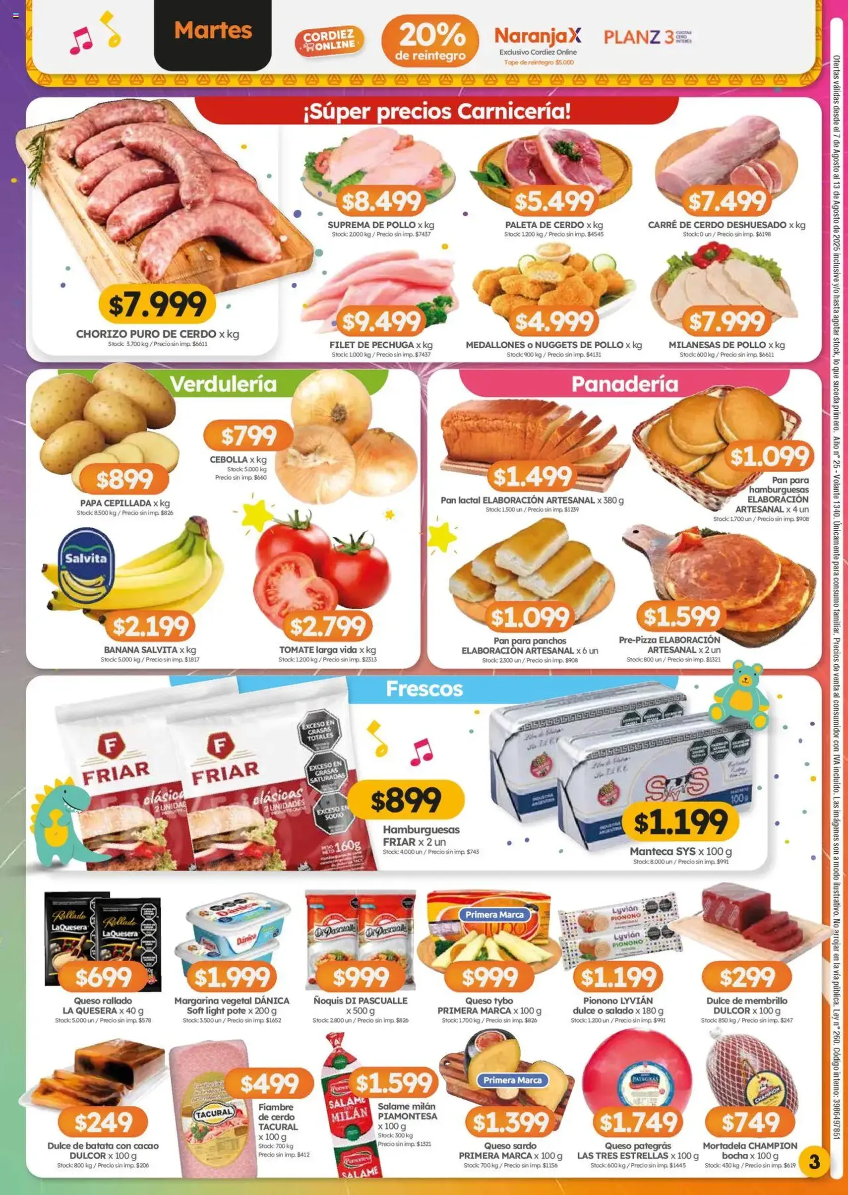 Cordiez ofertas - folleto válido desde 07/08/2025 página 3 de 8