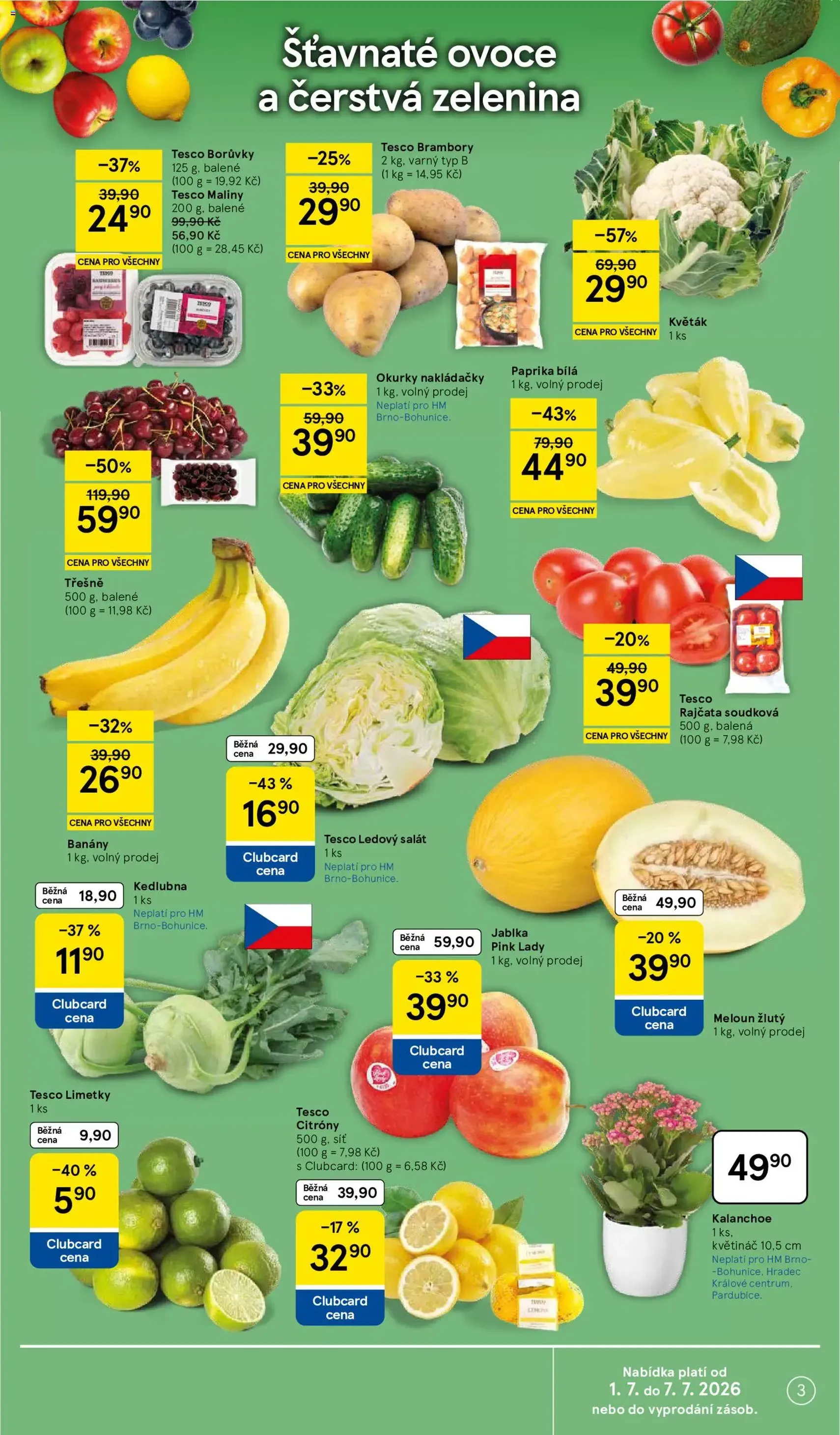 Tesco leták - Hypermarket - platný leták od 01.07.2026 strana 3 z 31
